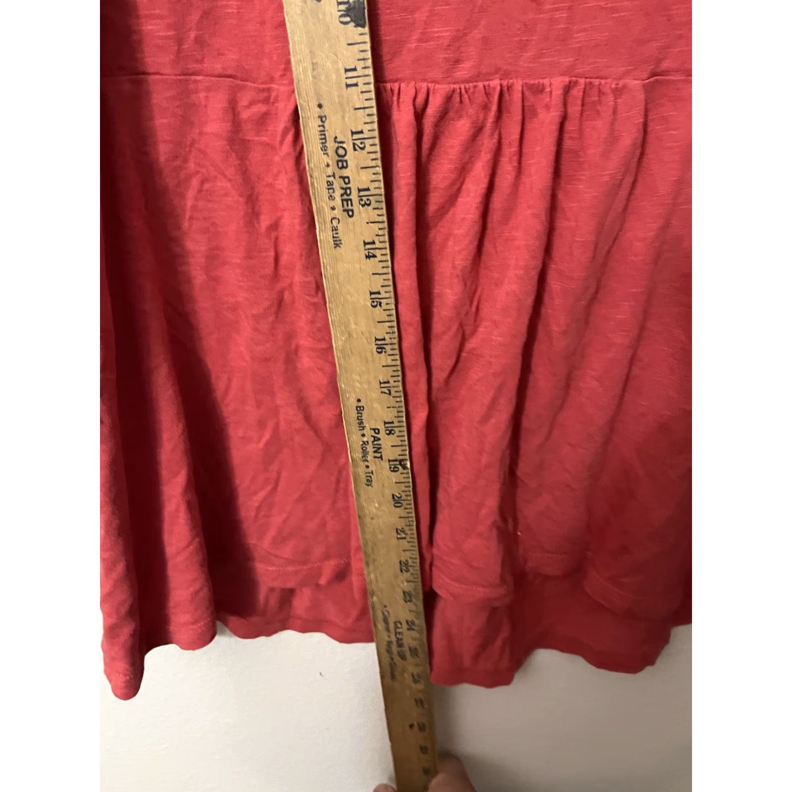 Gloria Vanderbilt Gloria Vanderbilt Shirt Women's Medium Short Sleeve Red Embroidered Shirt Top Size M / US 6-8 / IT 42-44 - 4 Thumbnail