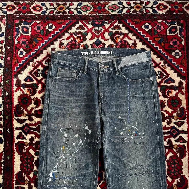 Neighborhood Neighborhood size M Ink Wash Denim Jeans Size US 27 - 3 Thumbnail