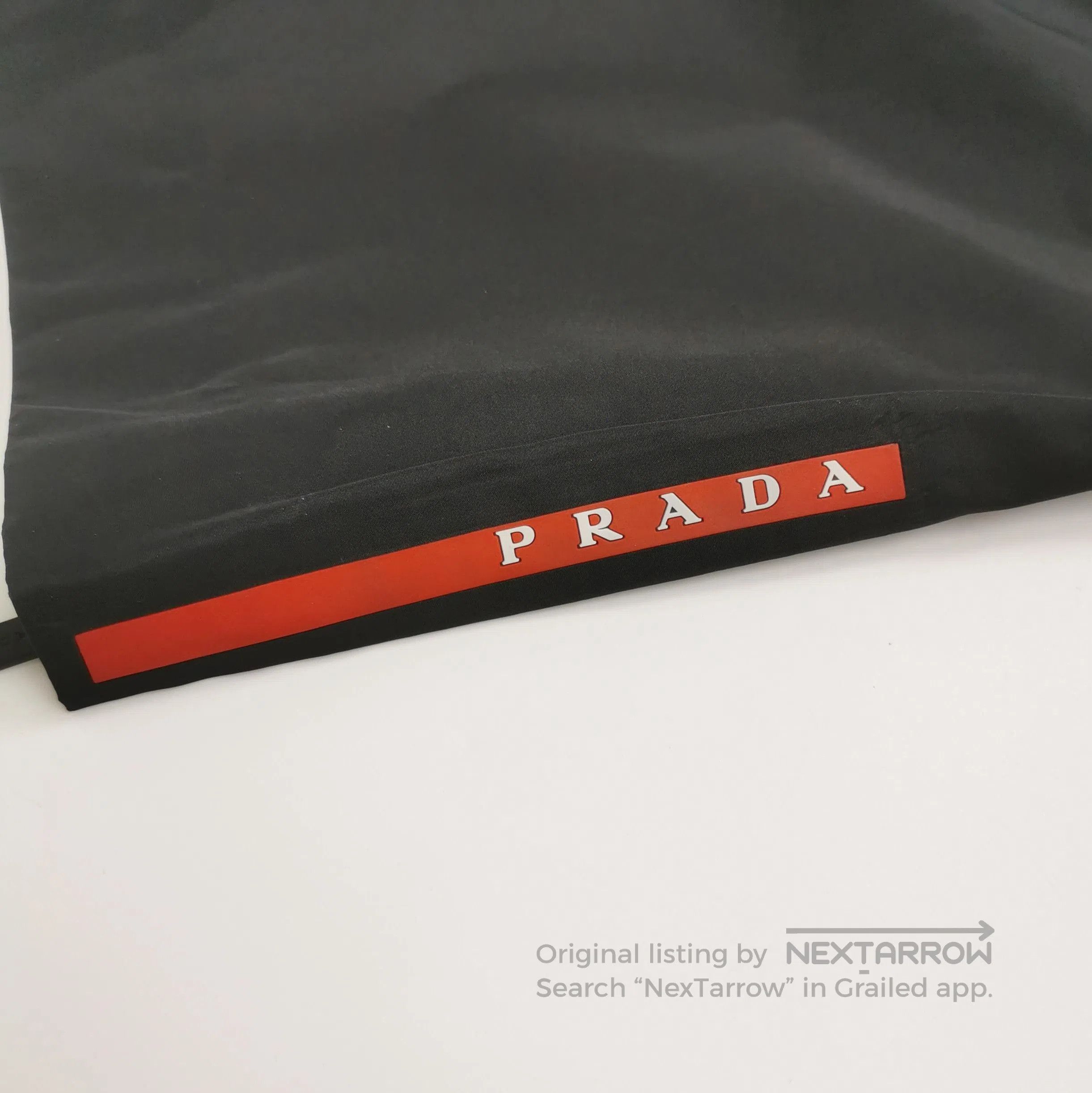 Prada Prada Logo Black Shorts . Size 23" - 3 Thumbnail