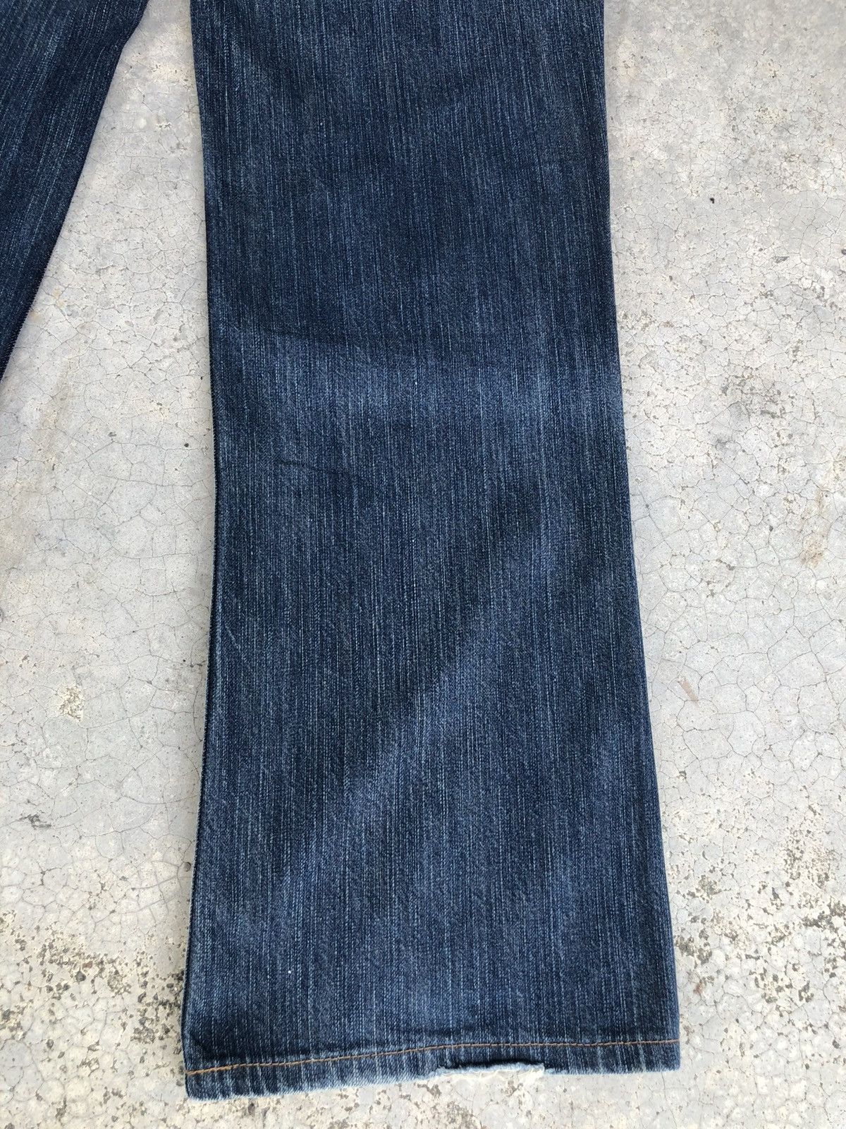 Who Decides War Japanese Edwin Navajo Flared Jeans Bootcut Distressed Size US 33 - 12 Thumbnail