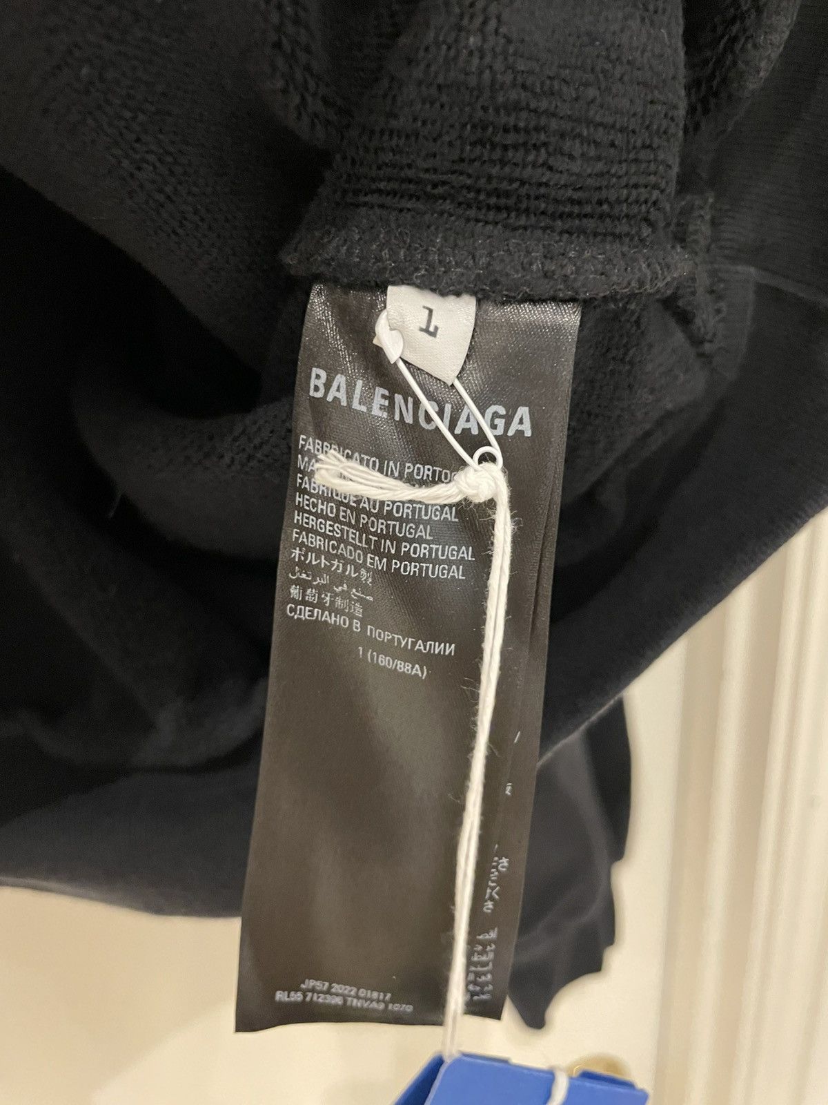 Adidas × Balenciaga BALENCIAGA ADIDAS HOODIE LARGE FIT IN BLACK Size US S / EU 44-46 / 1 - 7 Thumbnail