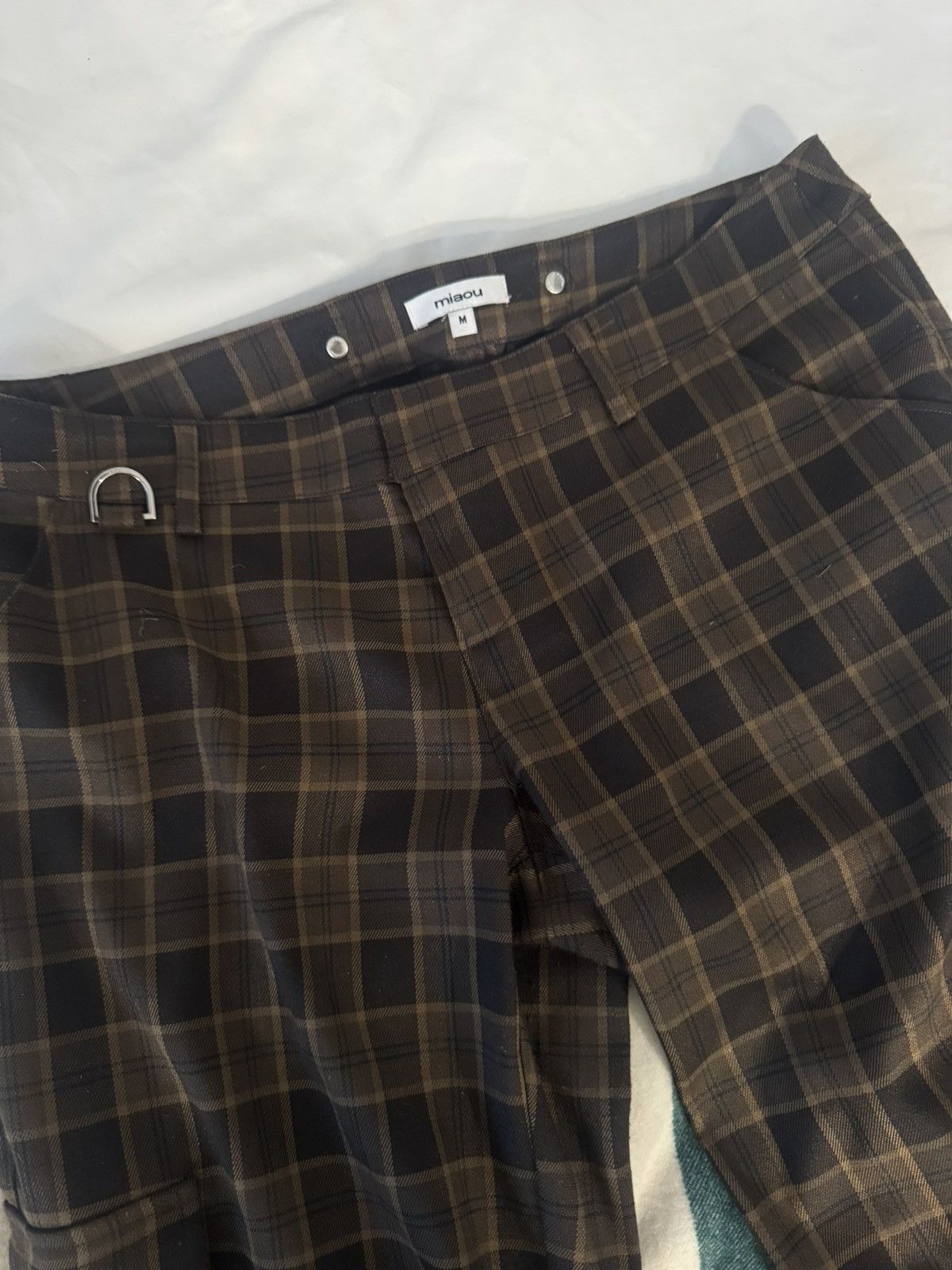 Miaou Plaid low rise trouser Size 30" / US 8 / IT 44 - 5 Thumbnail