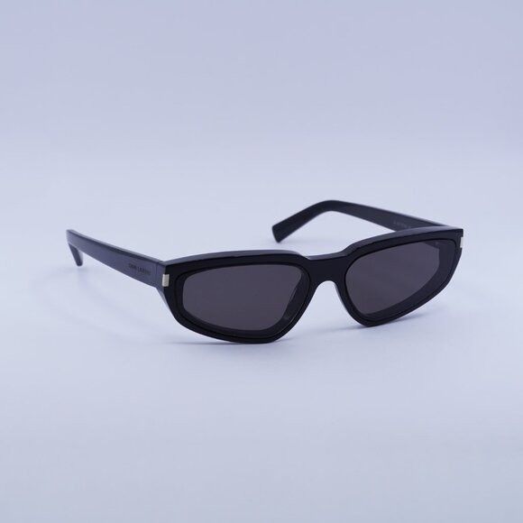 Saint Laurent Paris Saint Laurent SL634 NOVA 001 Sunglasses Black Cat Eye Frame Size ONE SIZE - 6 Thumbnail