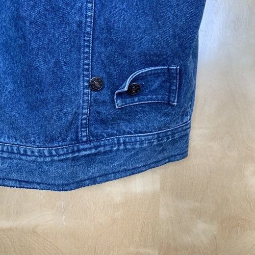 Other Vintage 80s Medium Acid Wash Denim Belma Button Trench Coat Size M / US 6-8 / IT 42-44 - 7 Thumbnail