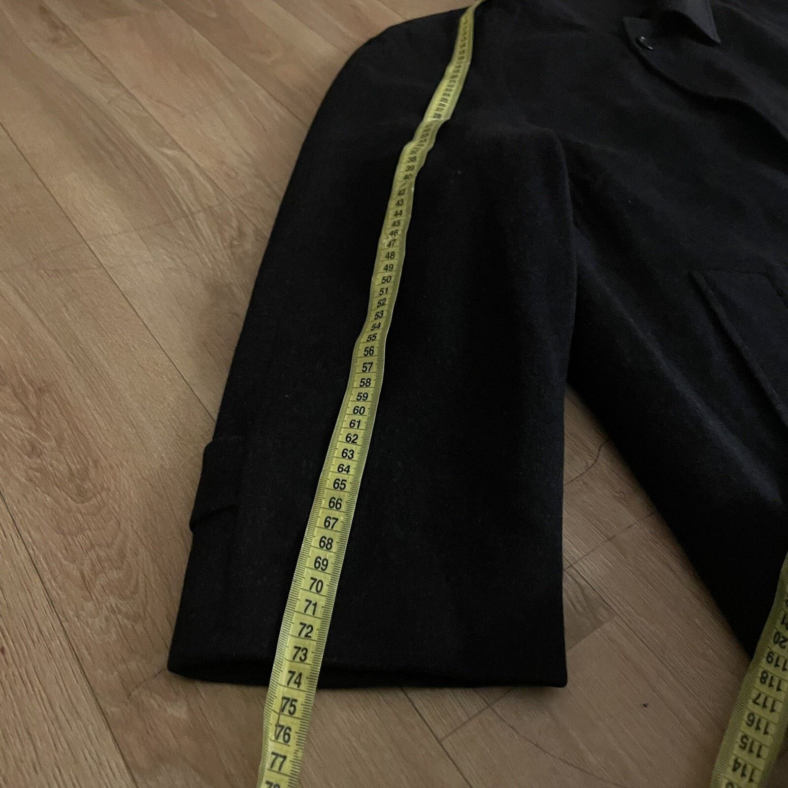 Burberry Burberry london Trench Coat jacket virgin WOOL men's BLACK Size US L / EU 52-54 / 3 - 16 Thumbnail