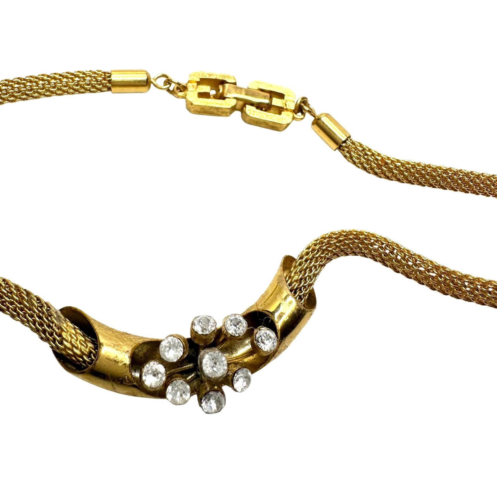 Givenchy Vintage Givenchy Mesh / Herringbone / Snake Necklace Size ONE SIZE - 7 Thumbnail