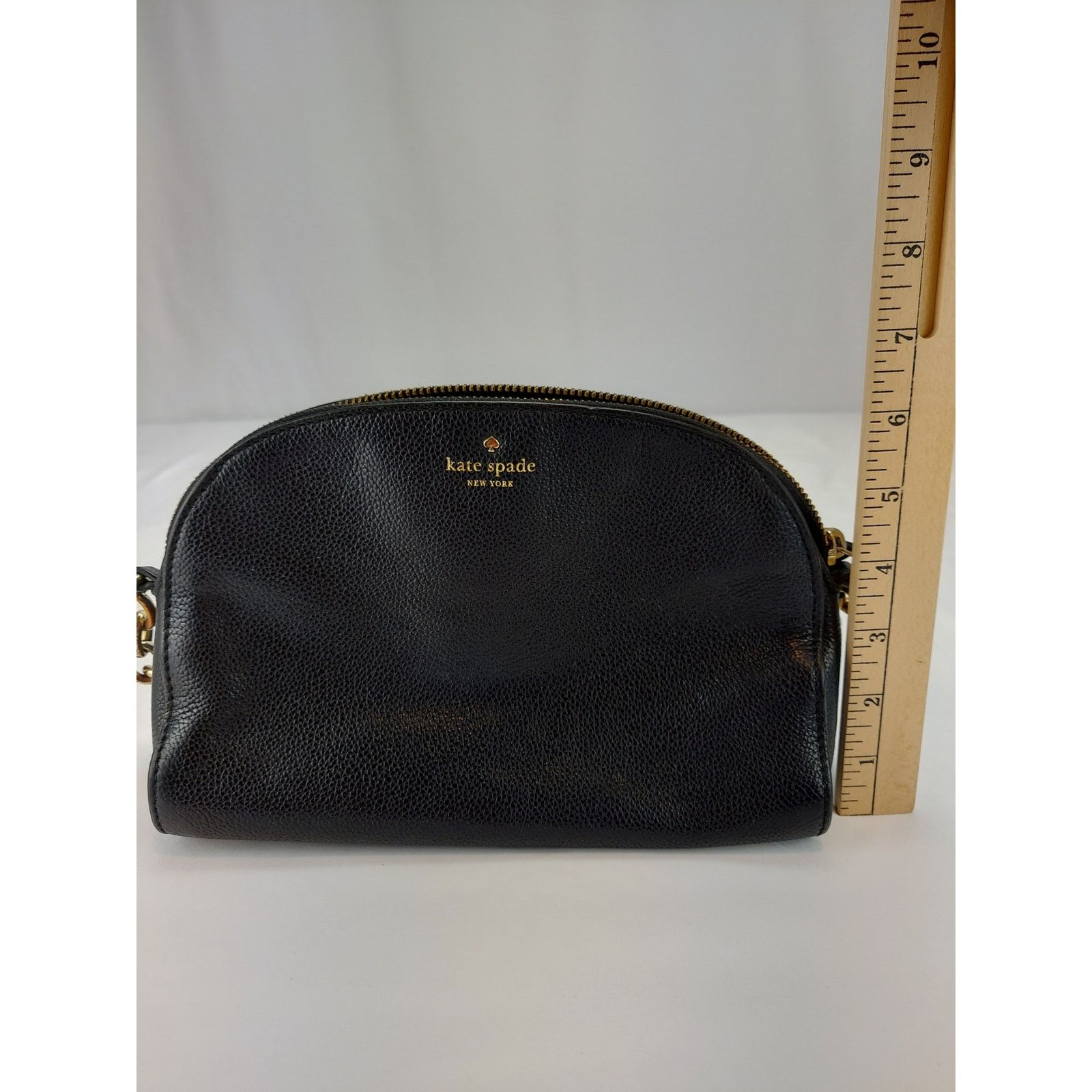 Kate Spade Kate Spade Pebbled Black Leather Adjustable Crossbody Purse Size ONE SIZE - 12 Thumbnail