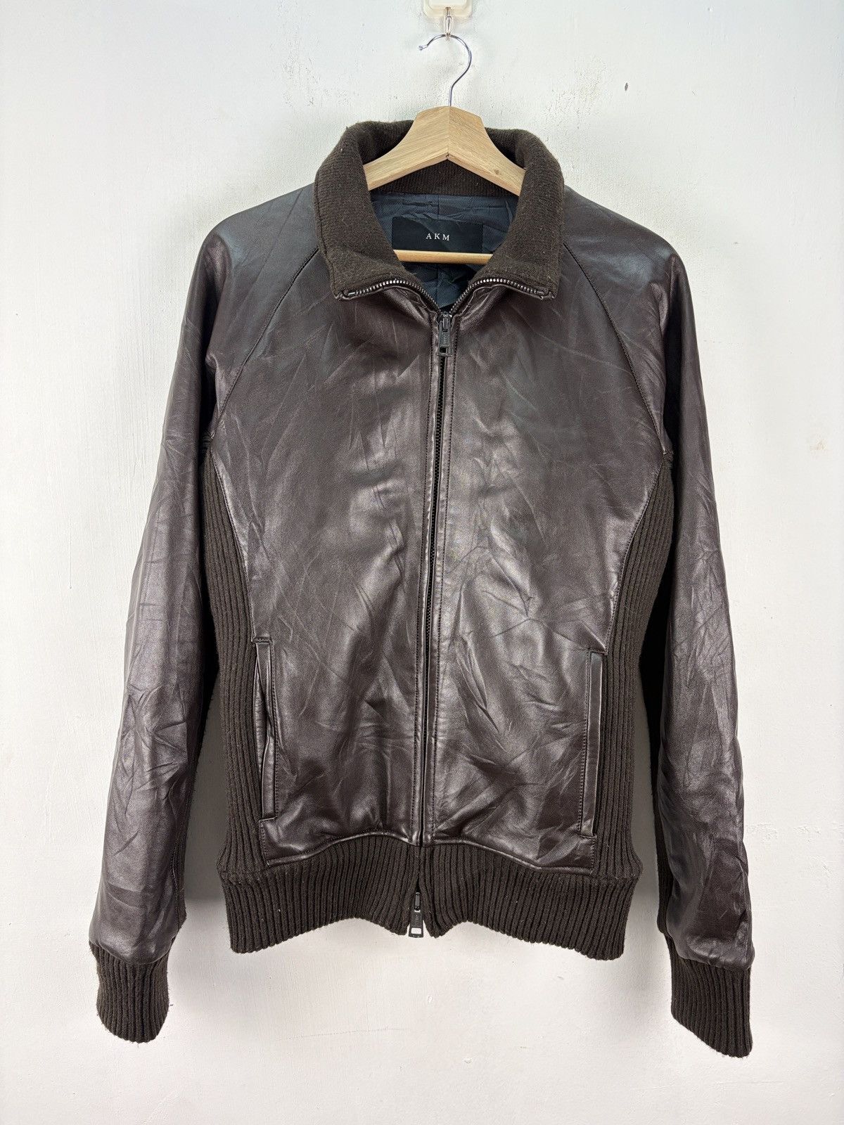Japanese Brand Rare!! Vintage Japanese brand leather Jacket Size US M / EU 48-50 / 2 - 2 Thumbnail