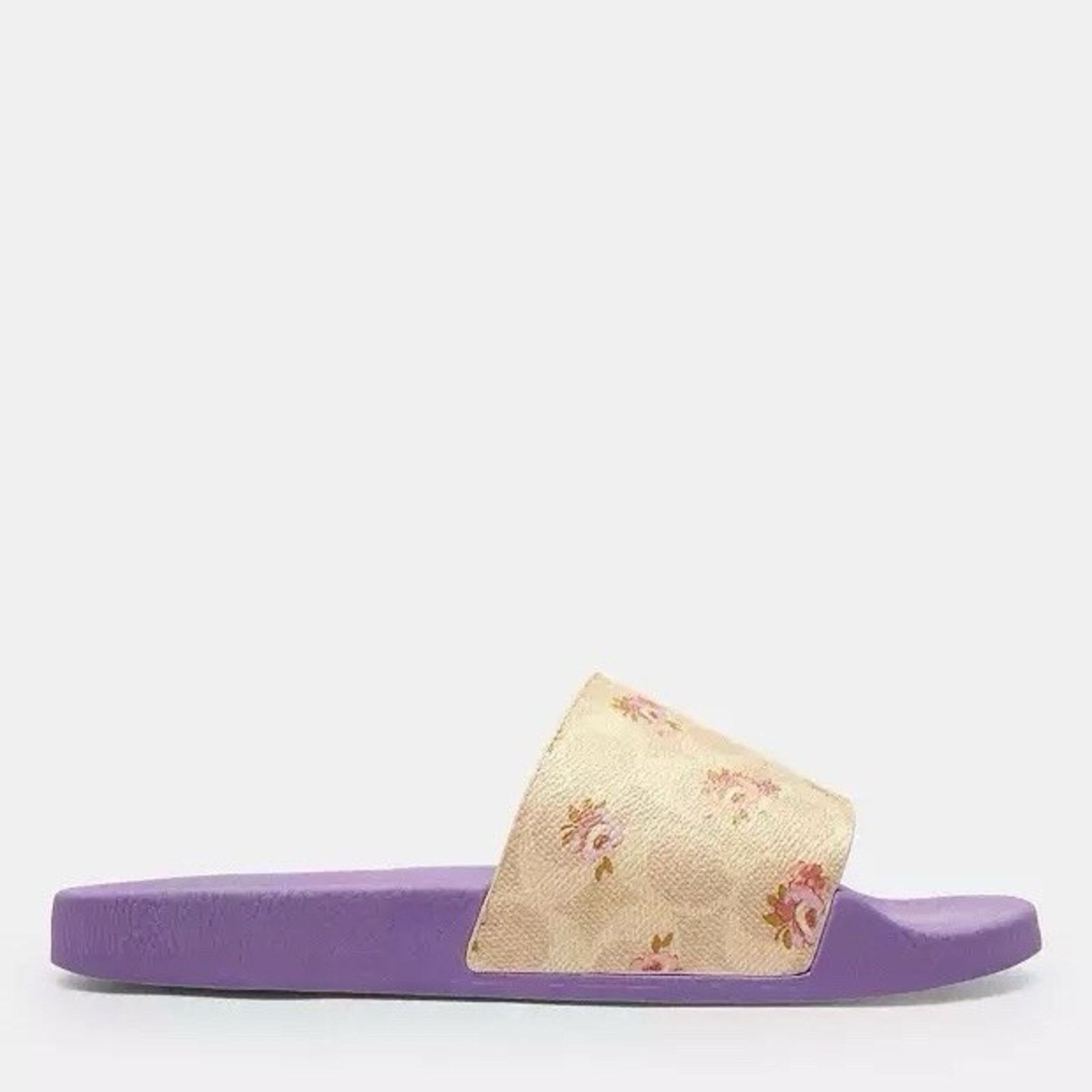 Coach New Coach women Udele Sport Slide Floral Sand CAR30 US 5 Size US 5 / IT 35 - 6 Thumbnail