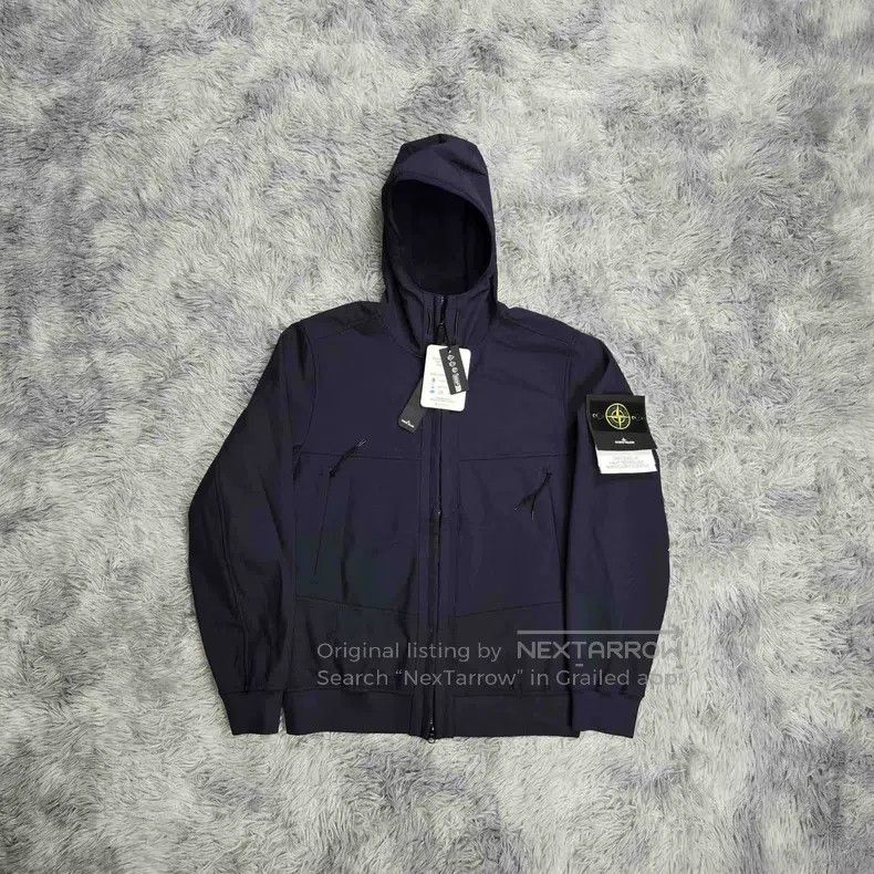 Stone Island Stone Island Solid Color Single Breasted Hooded Long Sleev Size US M / EU 48-50 / 2 - 1 Thumbnail