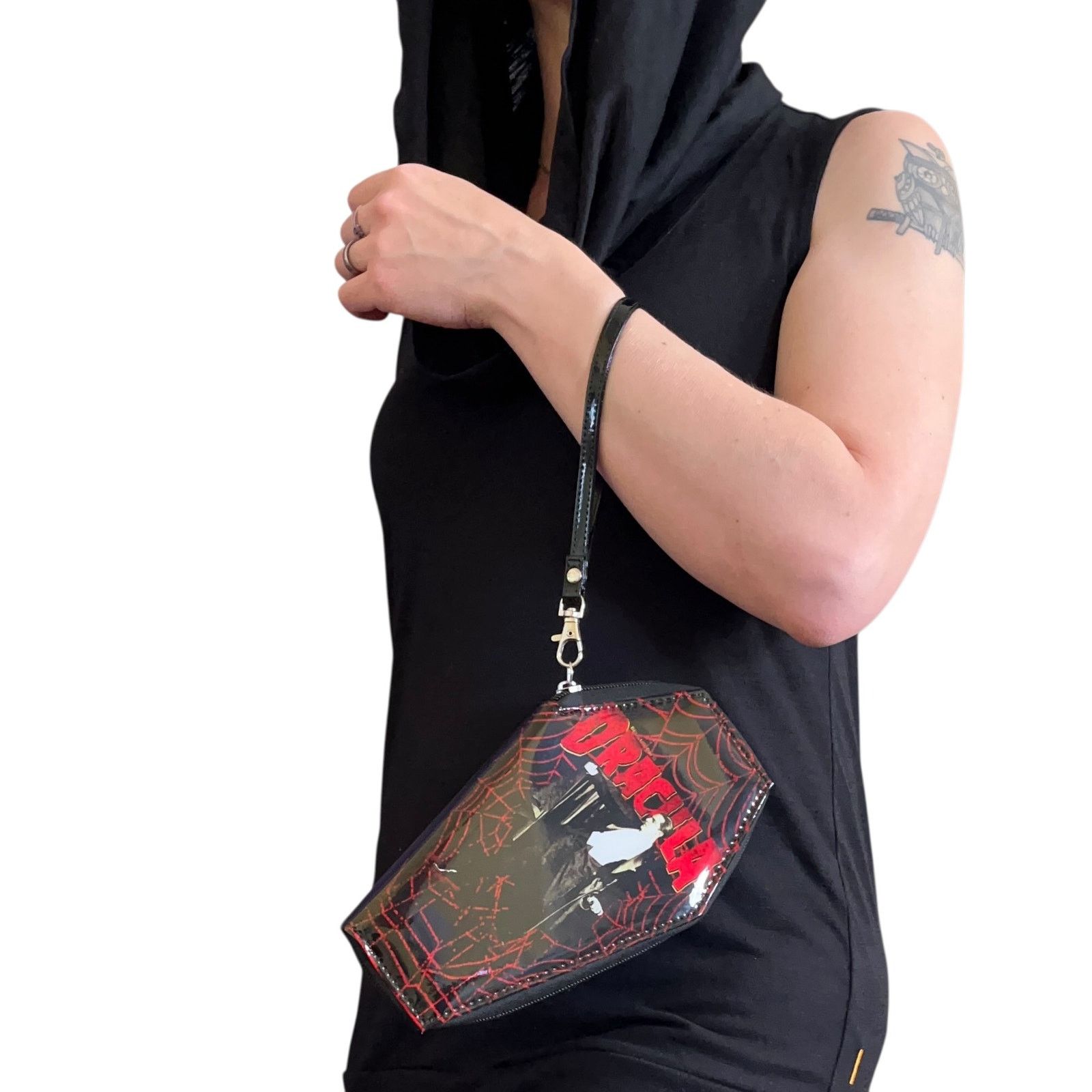 Other Rock Rebel Dracula Coffin Wristlet Back Convertible Clutch Size ONE SIZE - 2 Thumbnail