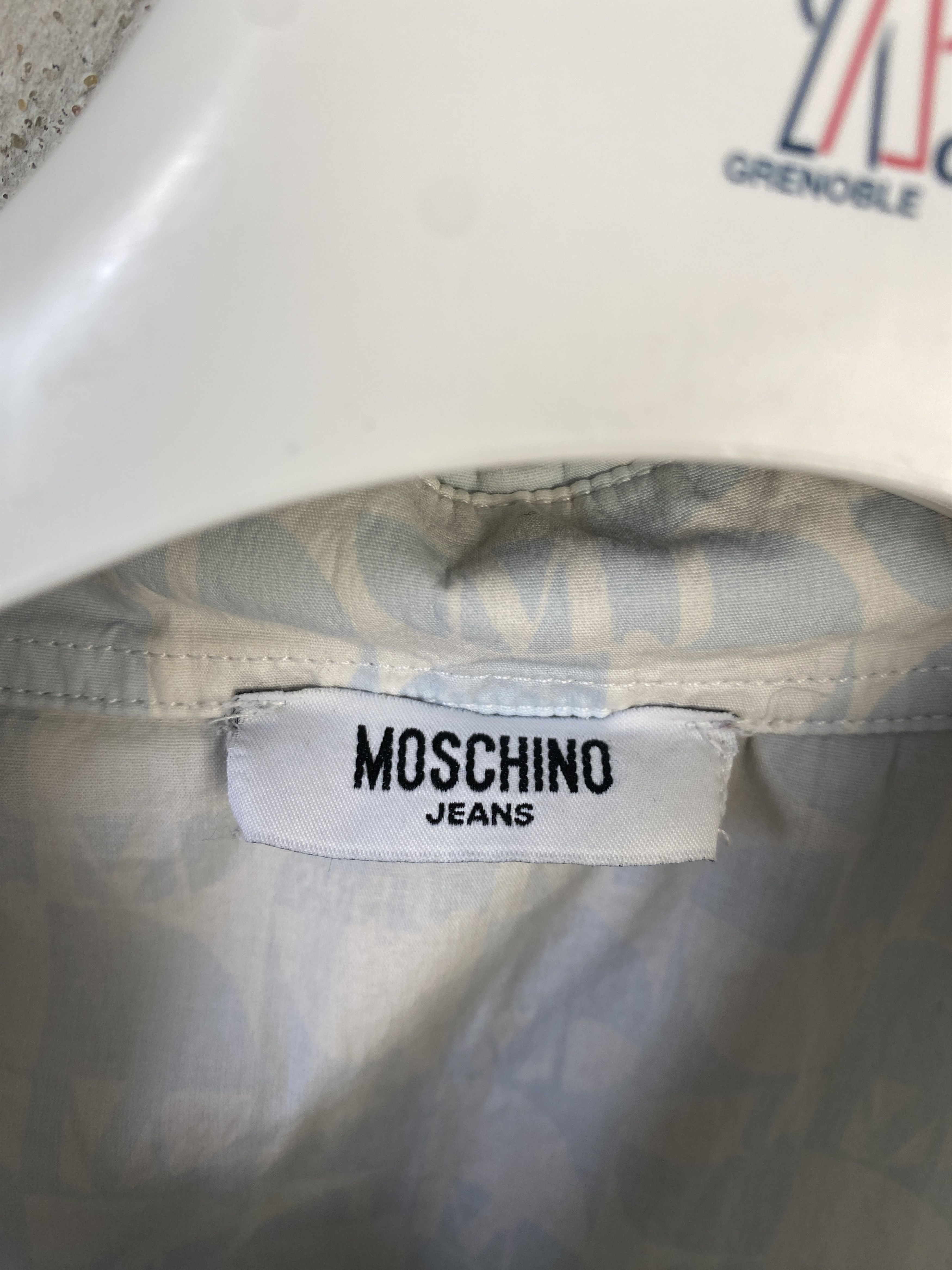 Moschino Moschino Jeans vintage shirt button ups Size US L / EU 52-54 / 3 - 3 Thumbnail