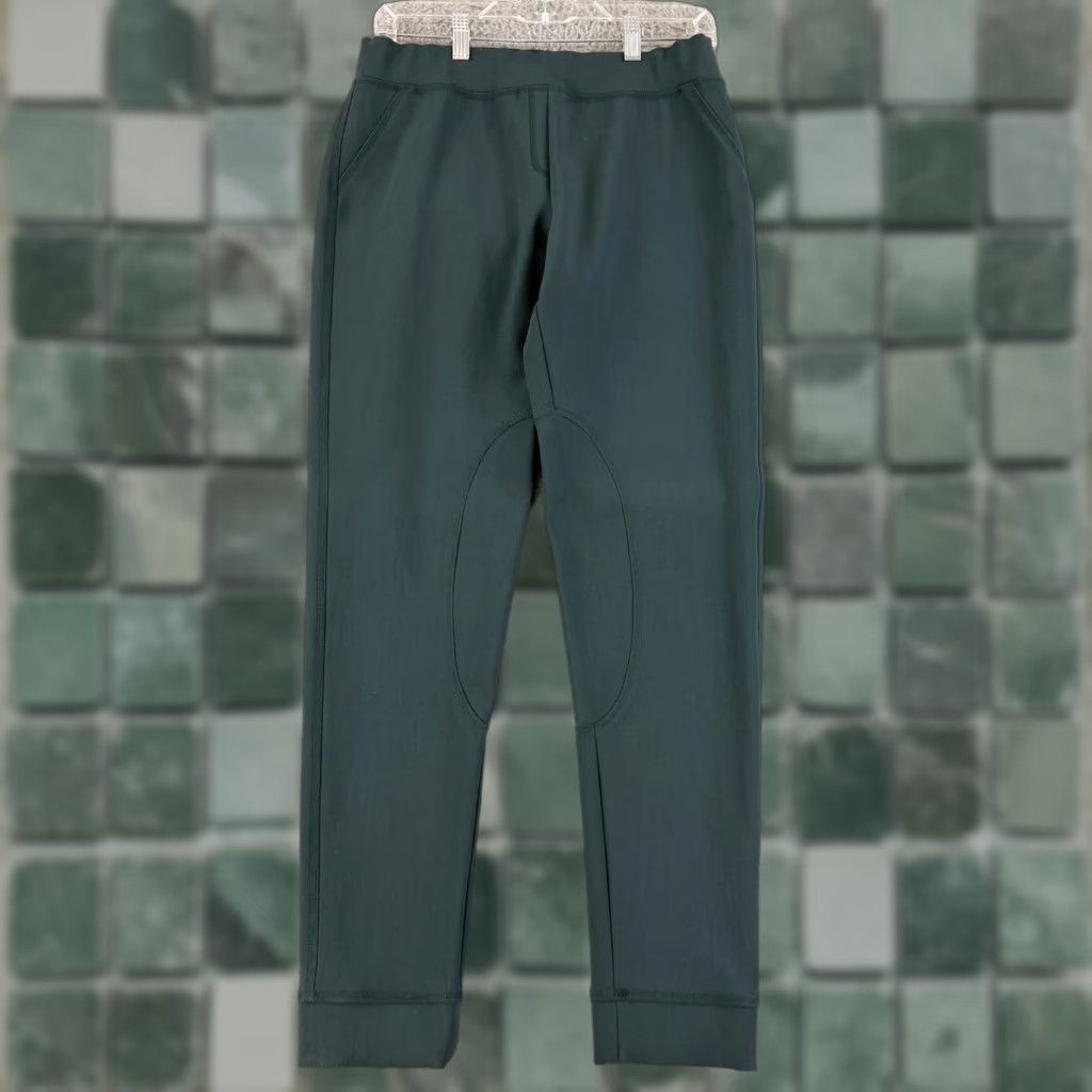 Lanvin Lanvin River 2013 Legging Pants Womens Size 12 Green Pull On Tapered Mid-Rise Size 34" / US 12 / IT 48 - 1 Thumbnail