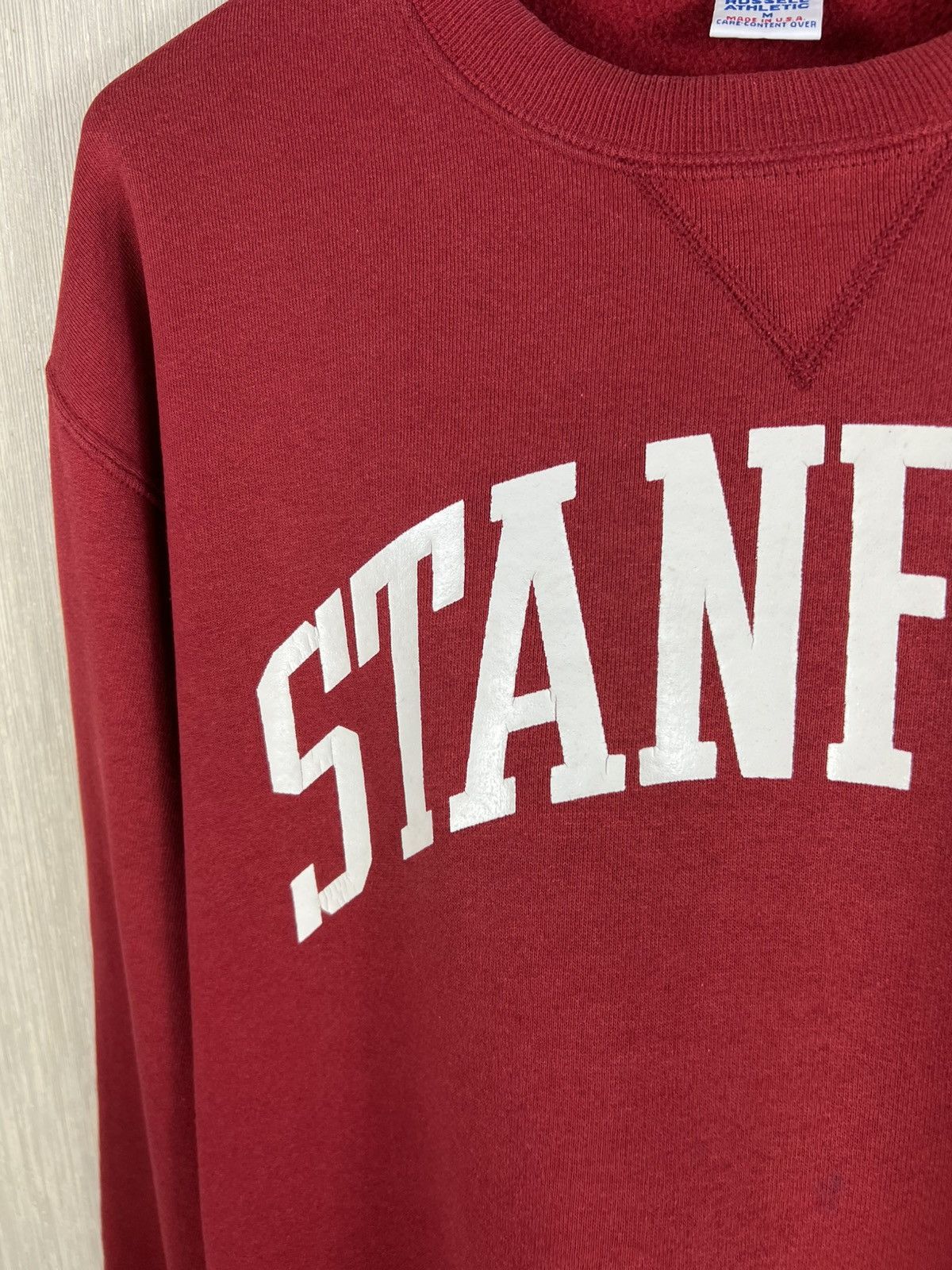 Russell Athletic Vintage Russell Atletic college spellout stanford crewneck Size US M / EU 48-50 / 2 - 11 Thumbnail