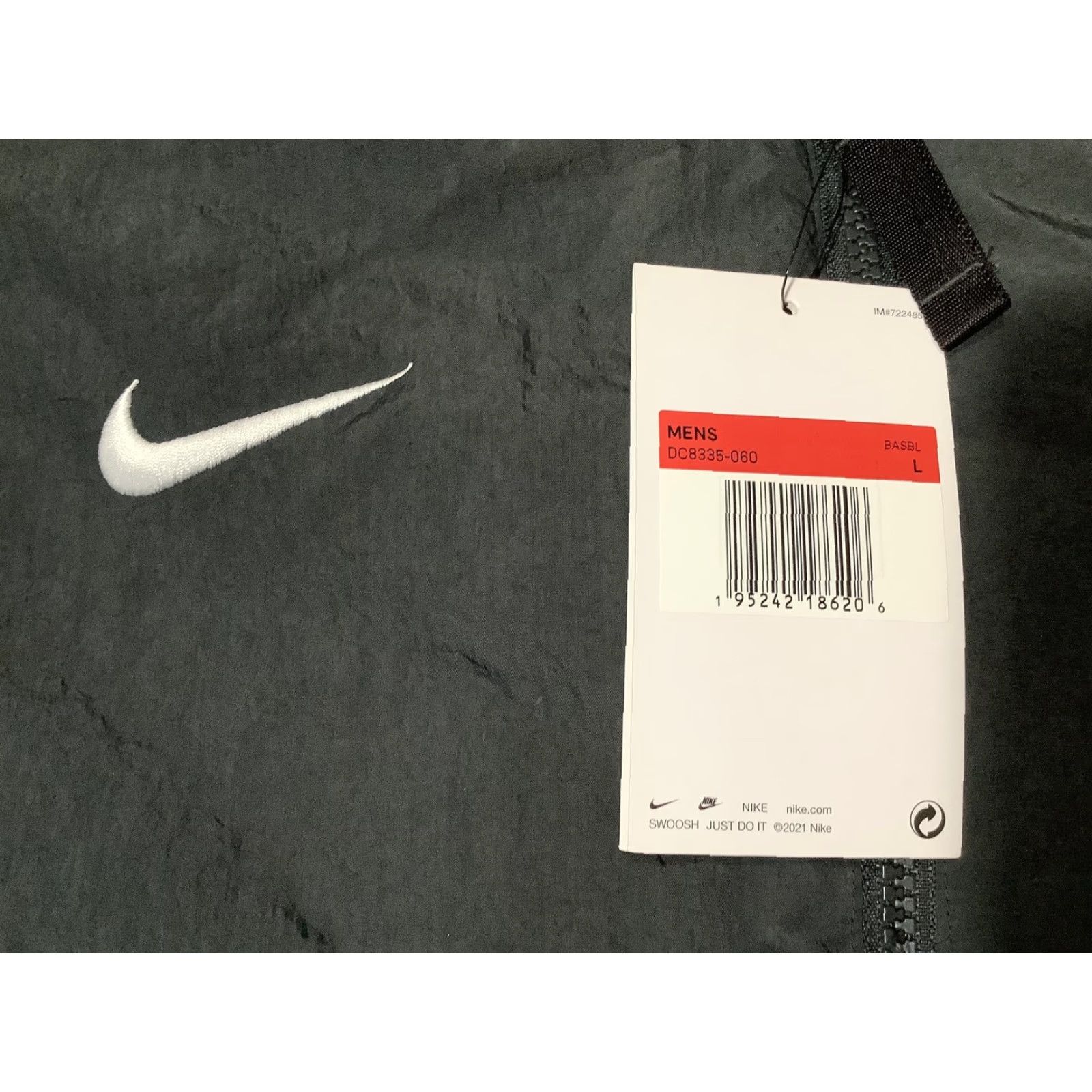 Nike Nike Jacket Coat Mens Large Black Longline Insulated Quilted Bomber DC8335-060 Zip Parka Casual Travel Size US L / EU 52-54 / 3 - 4 Thumbnail