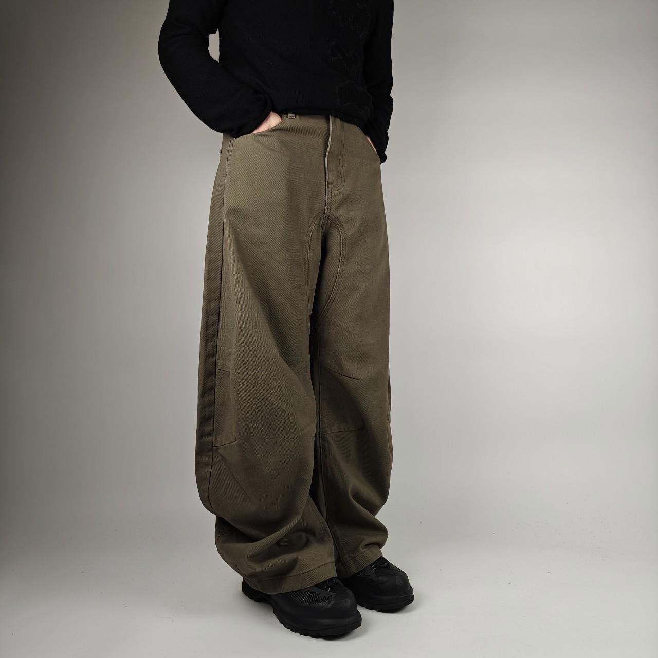 Other Khaki Darted Wide Leg Jeans Size US 32 / EU 48 - 7 Thumbnail