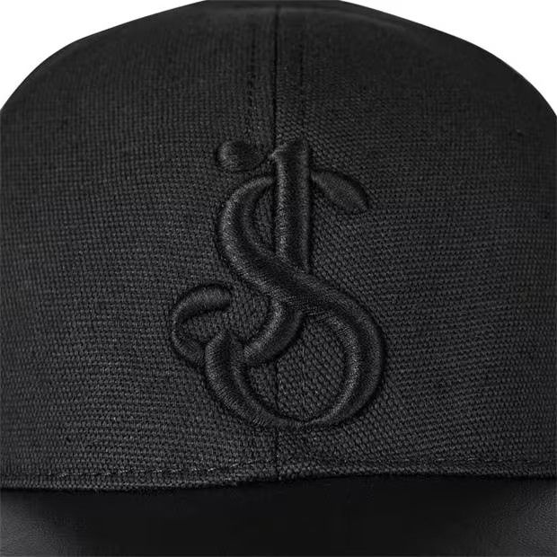 Jil Sander o1g2r1mq1024 Size: S / Logo Cap in Black Size ONE SIZE - 3 Thumbnail