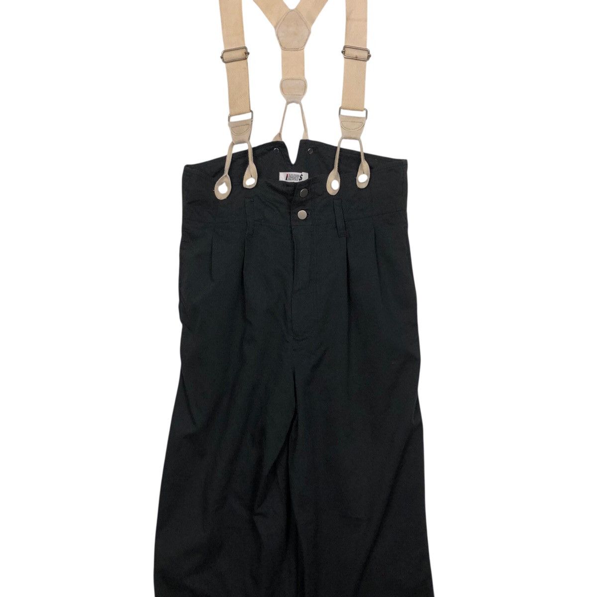 Issey Miyake Archival Issey Miyake High Waist Wide Leg Suspender Trousers Size US 30 / EU 46 - 7 Thumbnail