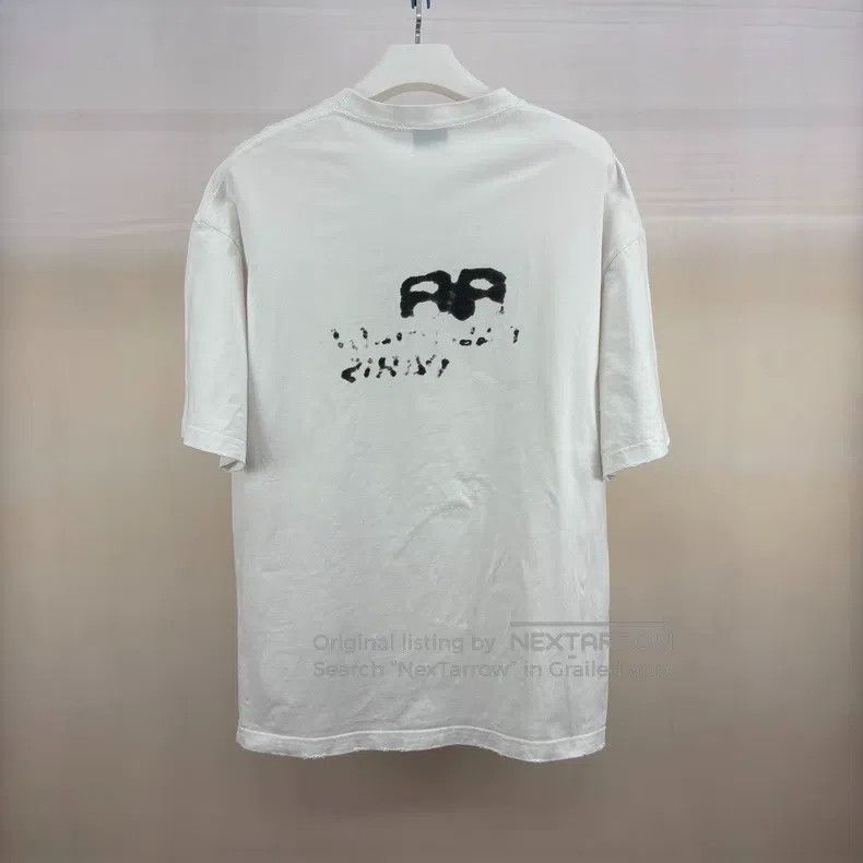 Balenciaga Balenciaga White splatter printed short-sleeve Size US XL / EU 56 / 4 - 2 Thumbnail