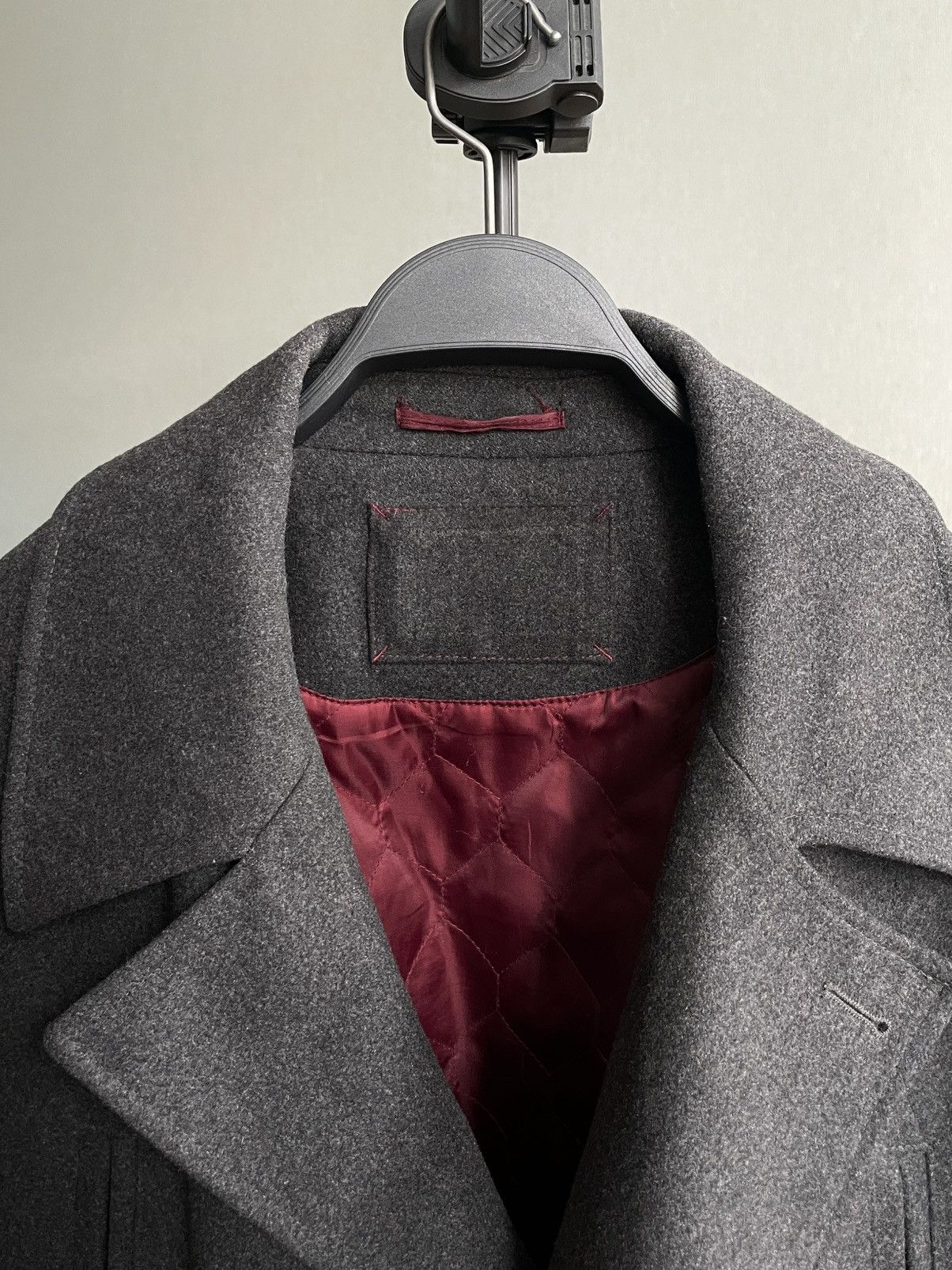 Vintage A Woolen Cold Gray 1/2 Coat Heavyweight Jacket Size US L / EU 52-54 / 3 - 11 Thumbnail