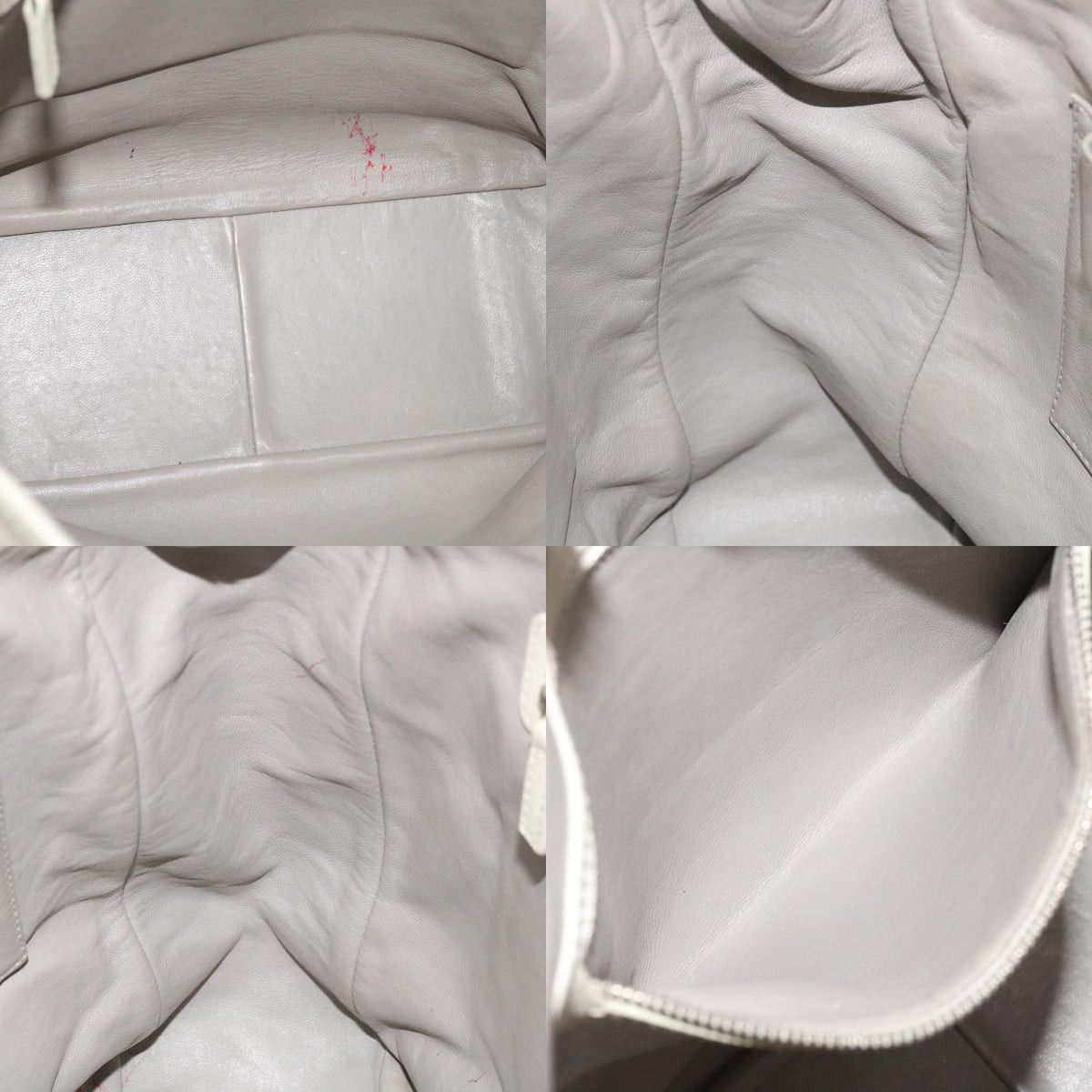 Dior DIOR Tote Bag Leather White Size ONE SIZE - 11 Thumbnail