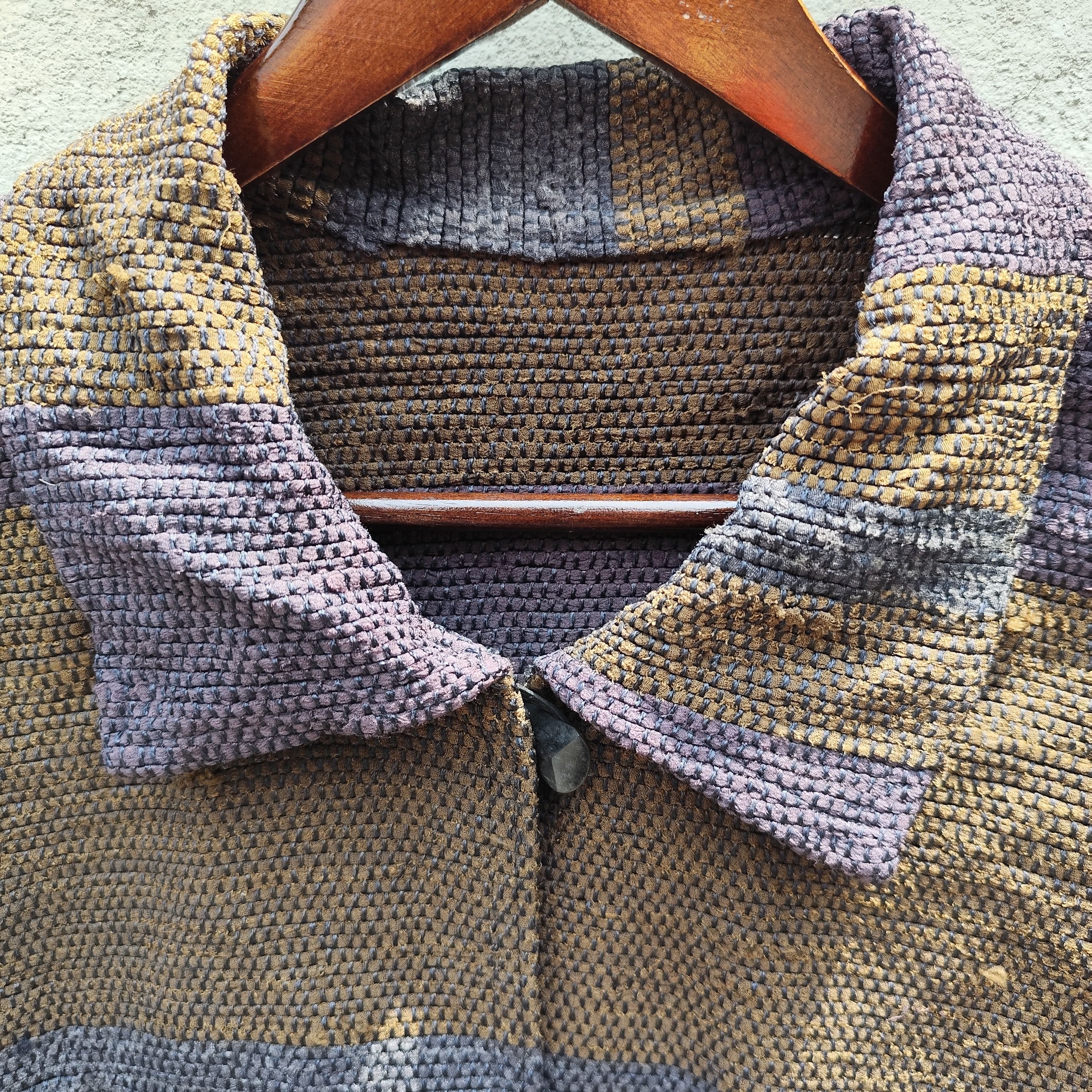Japanese Brand RARE BURLAP JACKET HIPPIE Size US XL / EU 56 / 4 - 4 Thumbnail