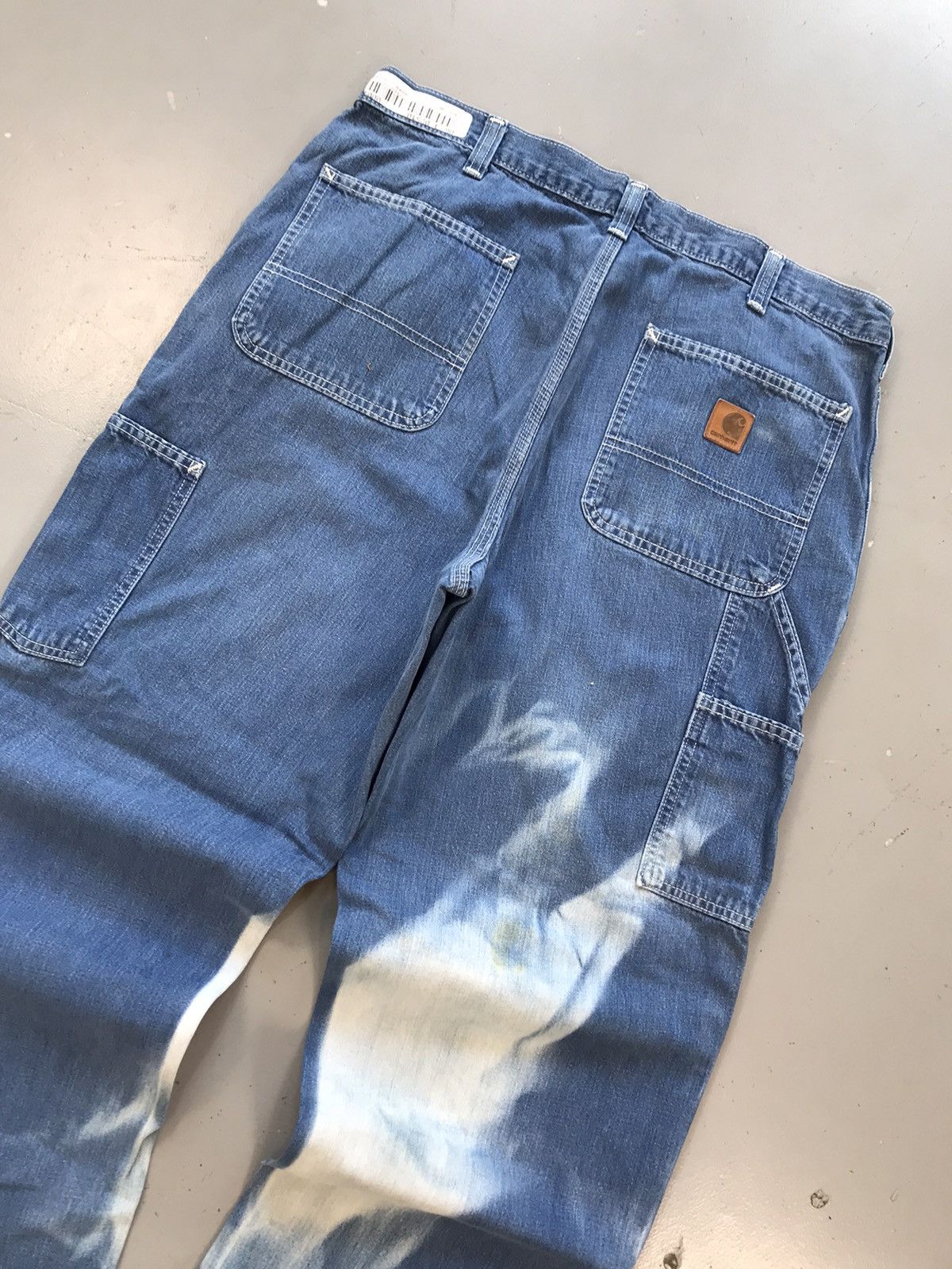 Carhartt × Vintage Vintage faded Carhartt carpenter denim Size US 36 / EU 52 - 10 Thumbnail