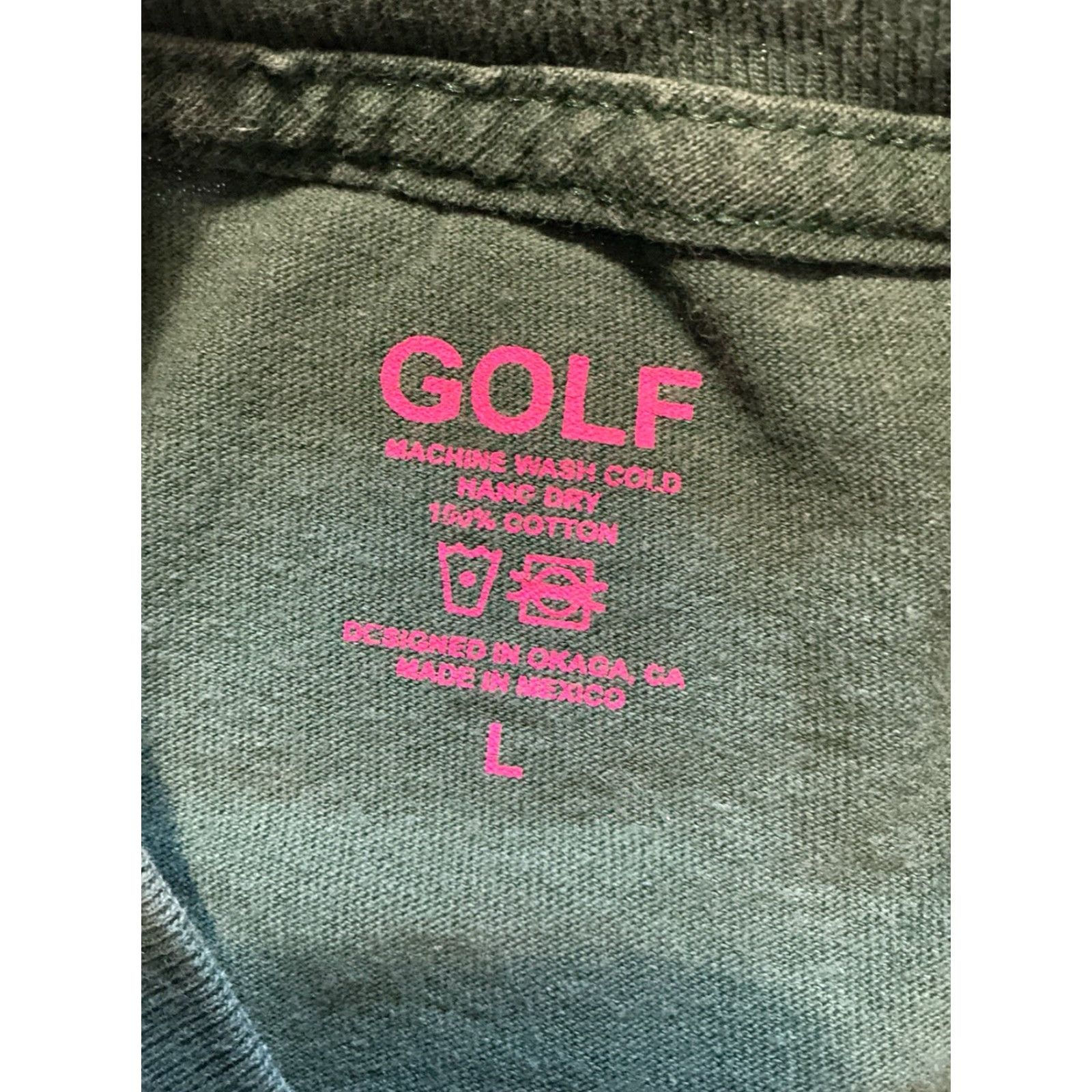 Golf Wang VINTAGE Golf Wang Tyler The Creator Green Logo S/S Crewneck T-Shirt Sz L Mens Size US L / EU 52-54 / 3 - 6 Thumbnail