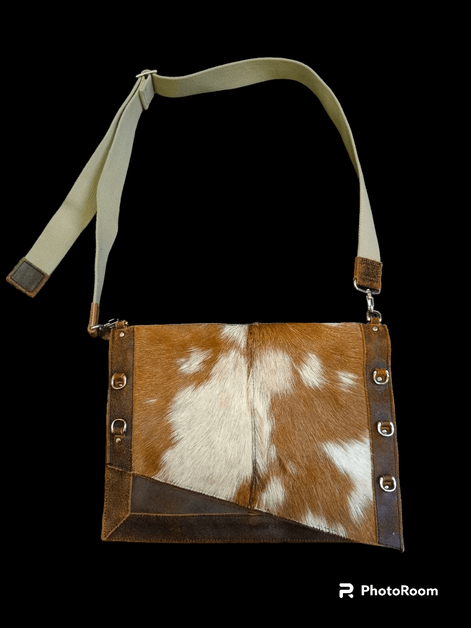 Leather × Vintage CAL PRODUCED HORSE HAIR LEATHER SLING/CROSBODY Size ONE SIZE - 1 Thumbnail
