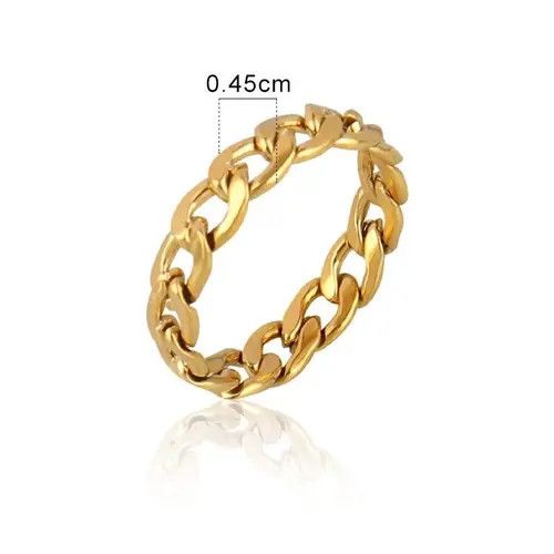 Jewelry Chain Ring ( size 6,7 and 8 only) Size ONE SIZE - 3 Thumbnail