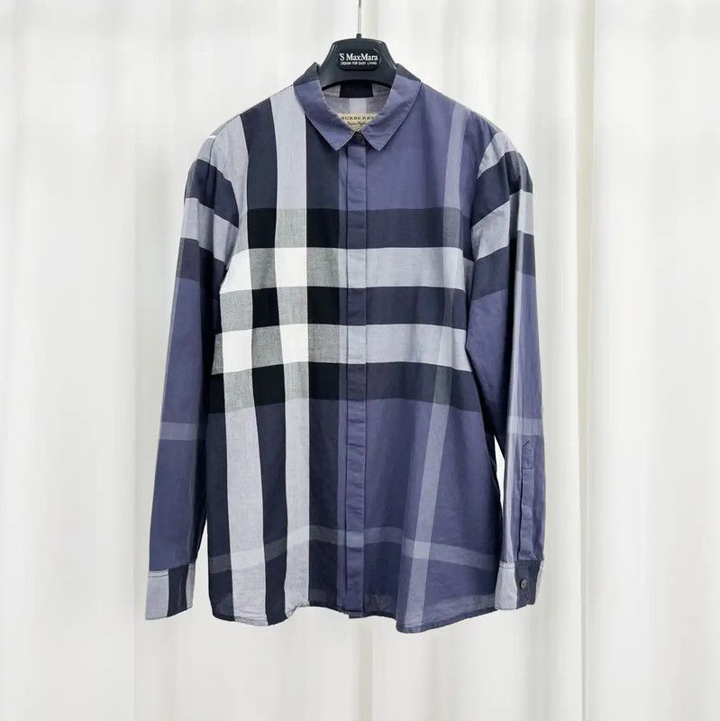 Burberry Burberry Logo Check Long Sleeve Shirt for Men Size US S / EU 44-46 / 1 - 1 Thumbnail
