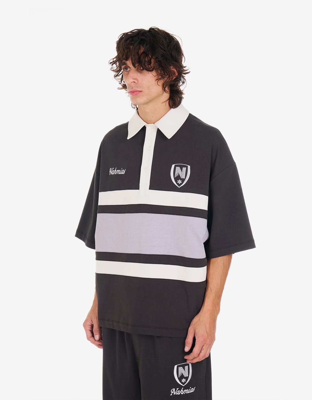 Nahmias Nahmias Black Collegiate S/S Polo Shirt Size US S / EU 44-46 / 1 - 3 Thumbnail