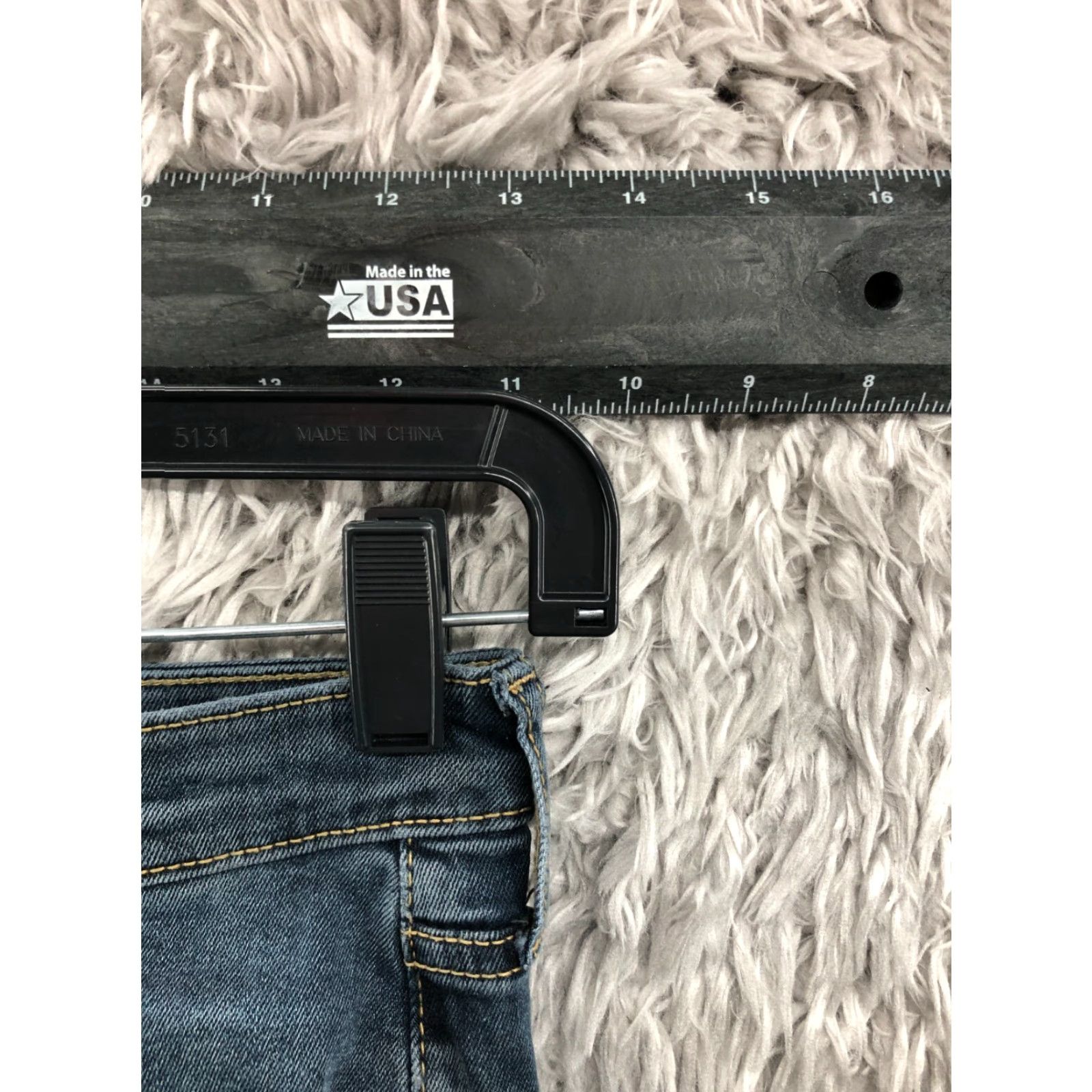 Vintage Universal Thread High Rise Skinny Jeans Size 00 Womens Dark Wash Blue Denim Size 24" / US 00 / IT 34 - 2 Thumbnail