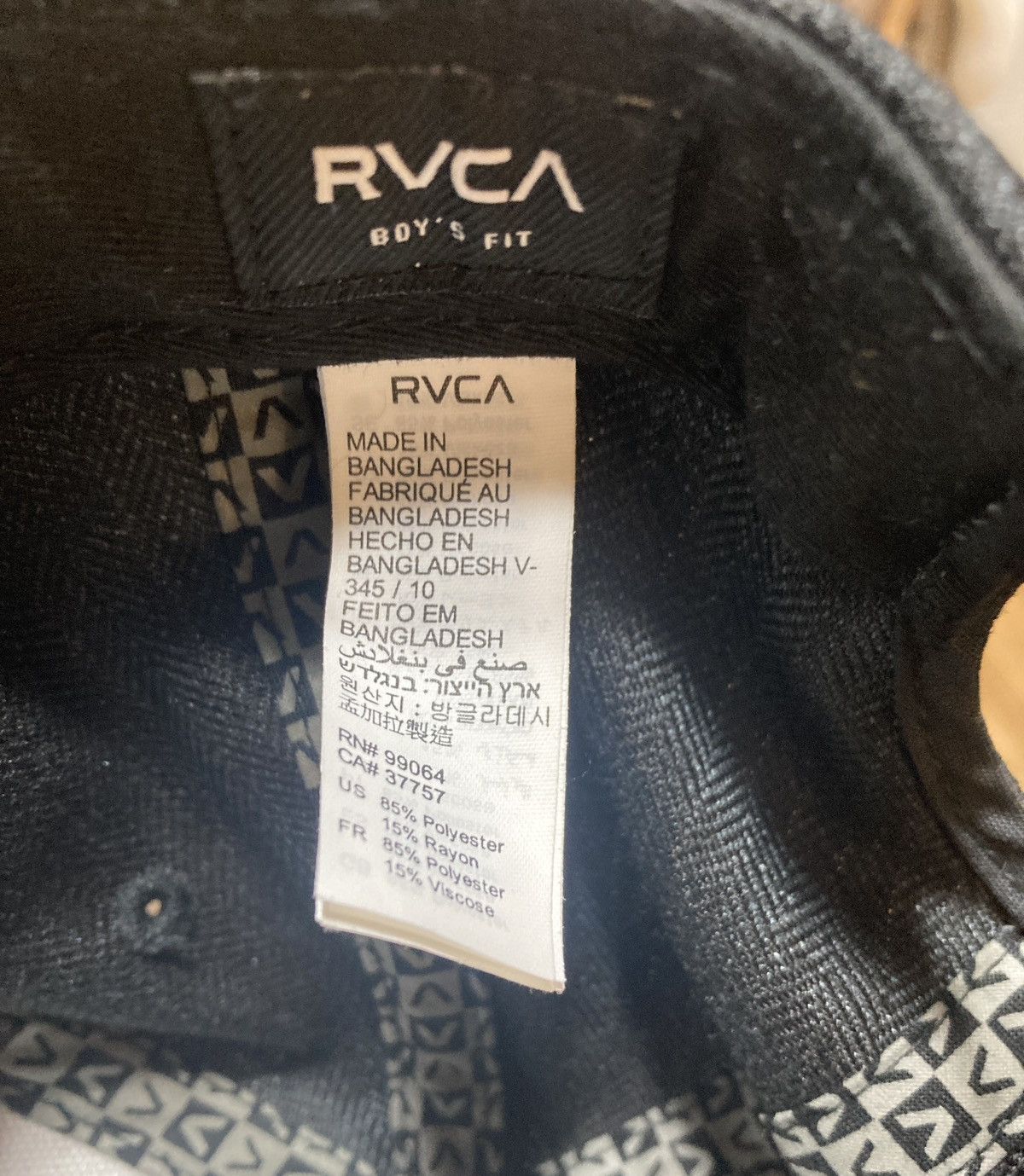 RVCA Rvca VA All The Way Patch Men's Adjustable Snapback Hat Size ONE SIZE - 6 Thumbnail