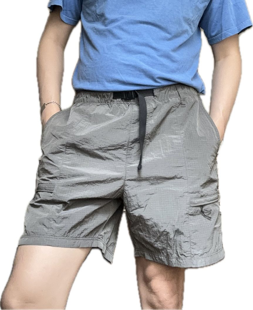 Pacsun PacSun Gray Nylon Shorts Size US 33 - 1 Thumbnail