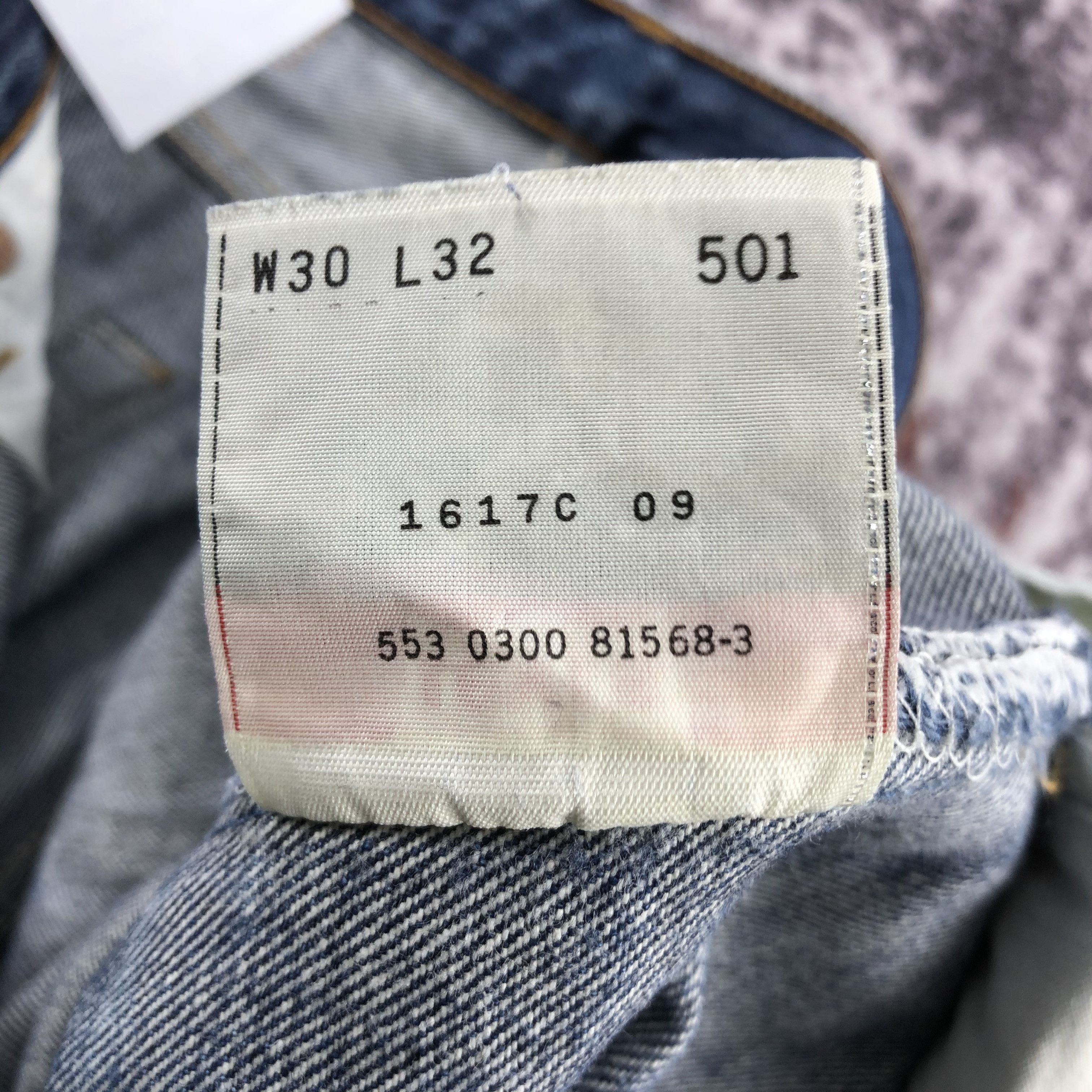 Levi's 90s Vintage Blue Wash Levis 501 Jeans-JM2804 Size US 29 - 15 Thumbnail