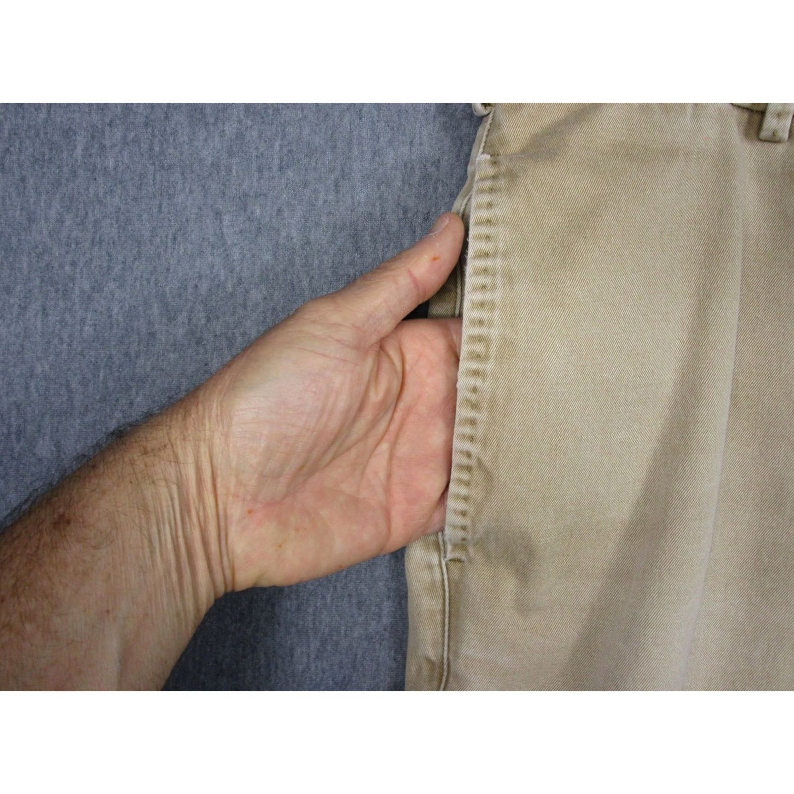 Peter Millar Peter Millar Pants Mens 35x30 Beige Chino Straight Leg Pima Cotton Casual Golf Mens Size US 35 - 5 Thumbnail
