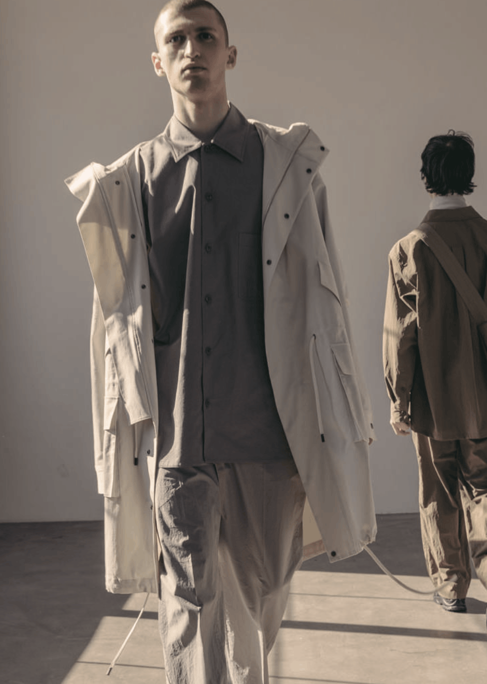 Other Bone White Cotton Explorer Parka Size US L / EU 52-54 / 3 - 5 Thumbnail