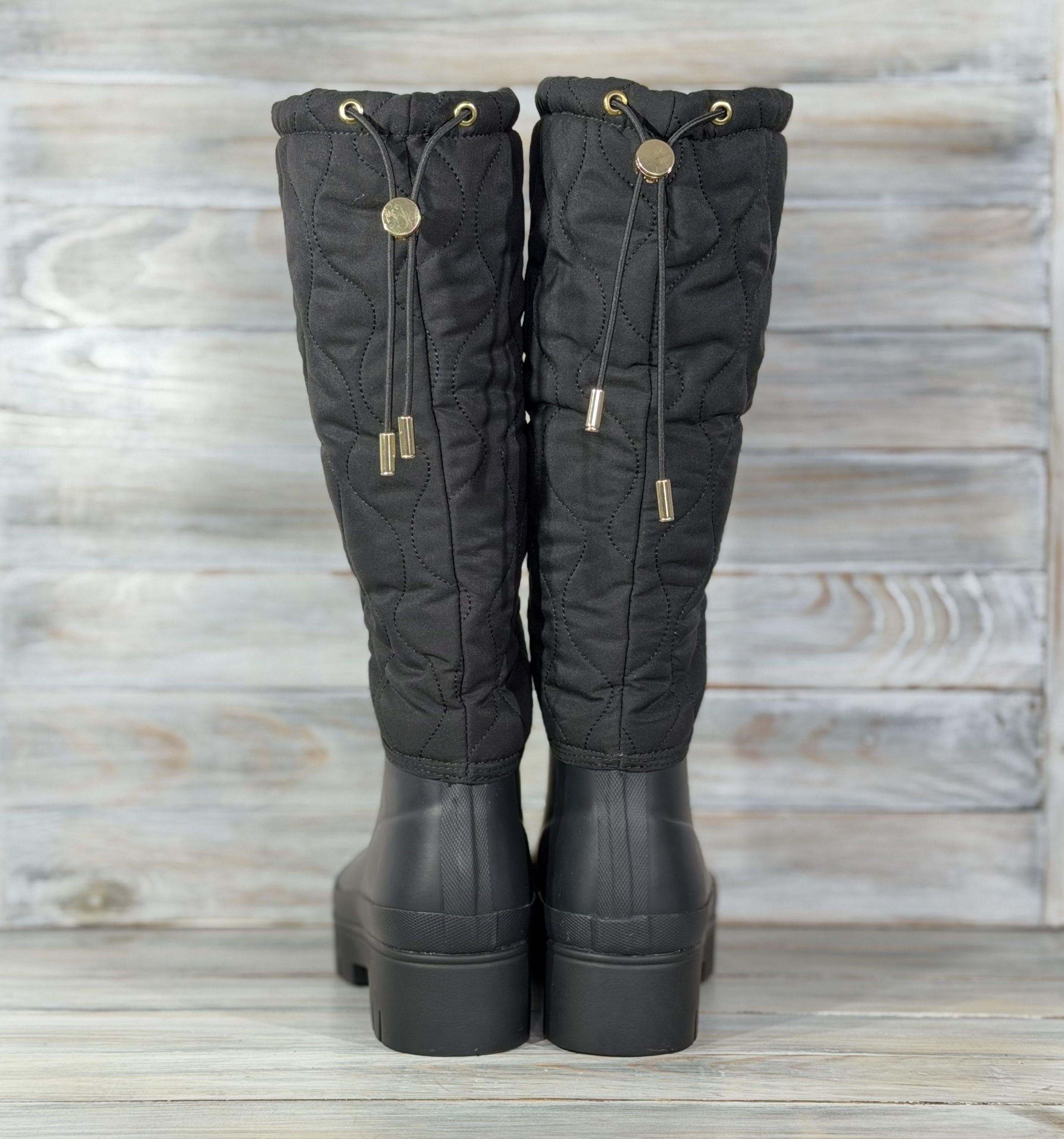 Barbour BARBOUR Marnie High Quilted Wellington Boots British Style Size US 7 / IT 37 - 6 Thumbnail