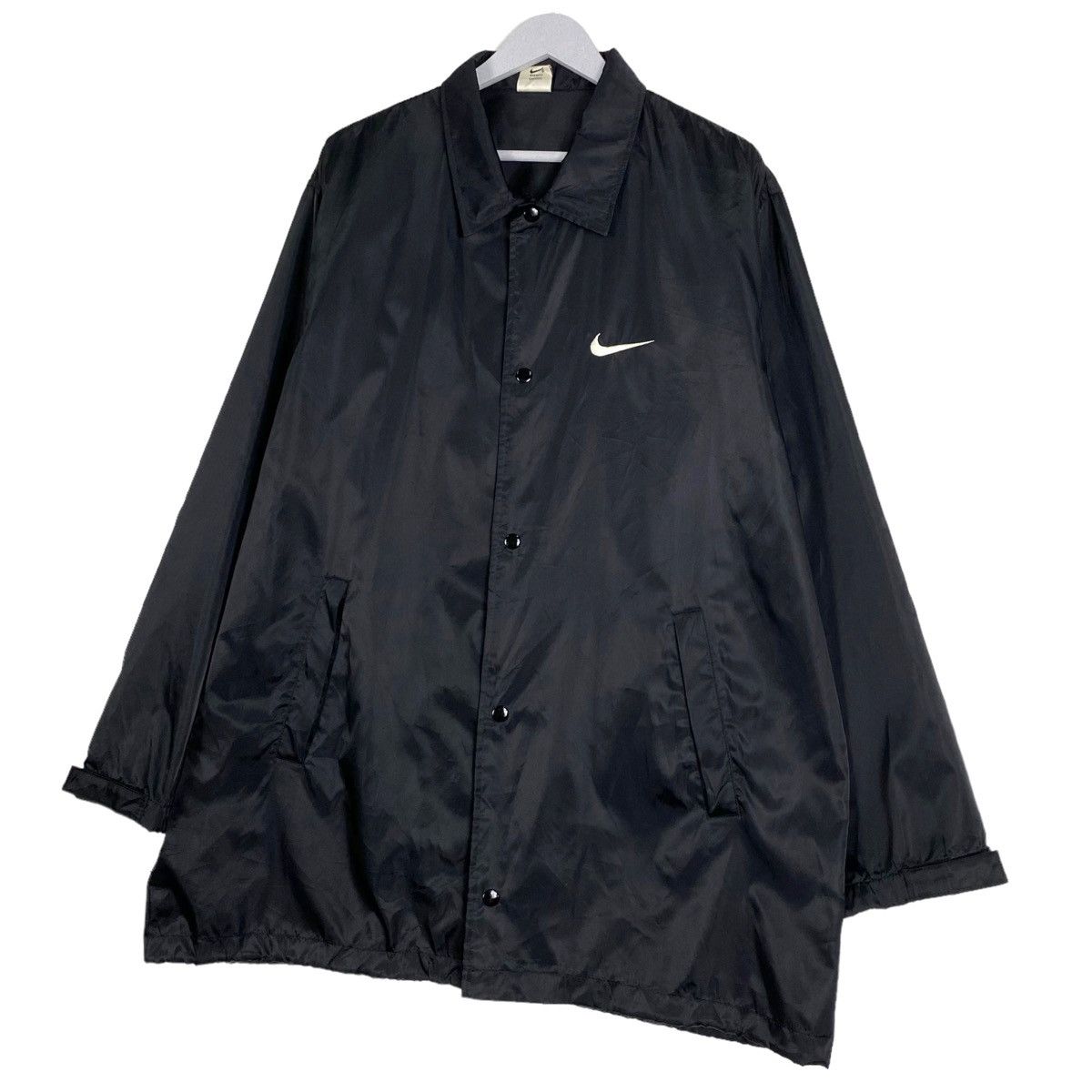 Nike × Vintage 💥90s NIKE COACH NYLON WINDBREAKER JACKET Size US XL / EU 56 / 4 - 2 Thumbnail
