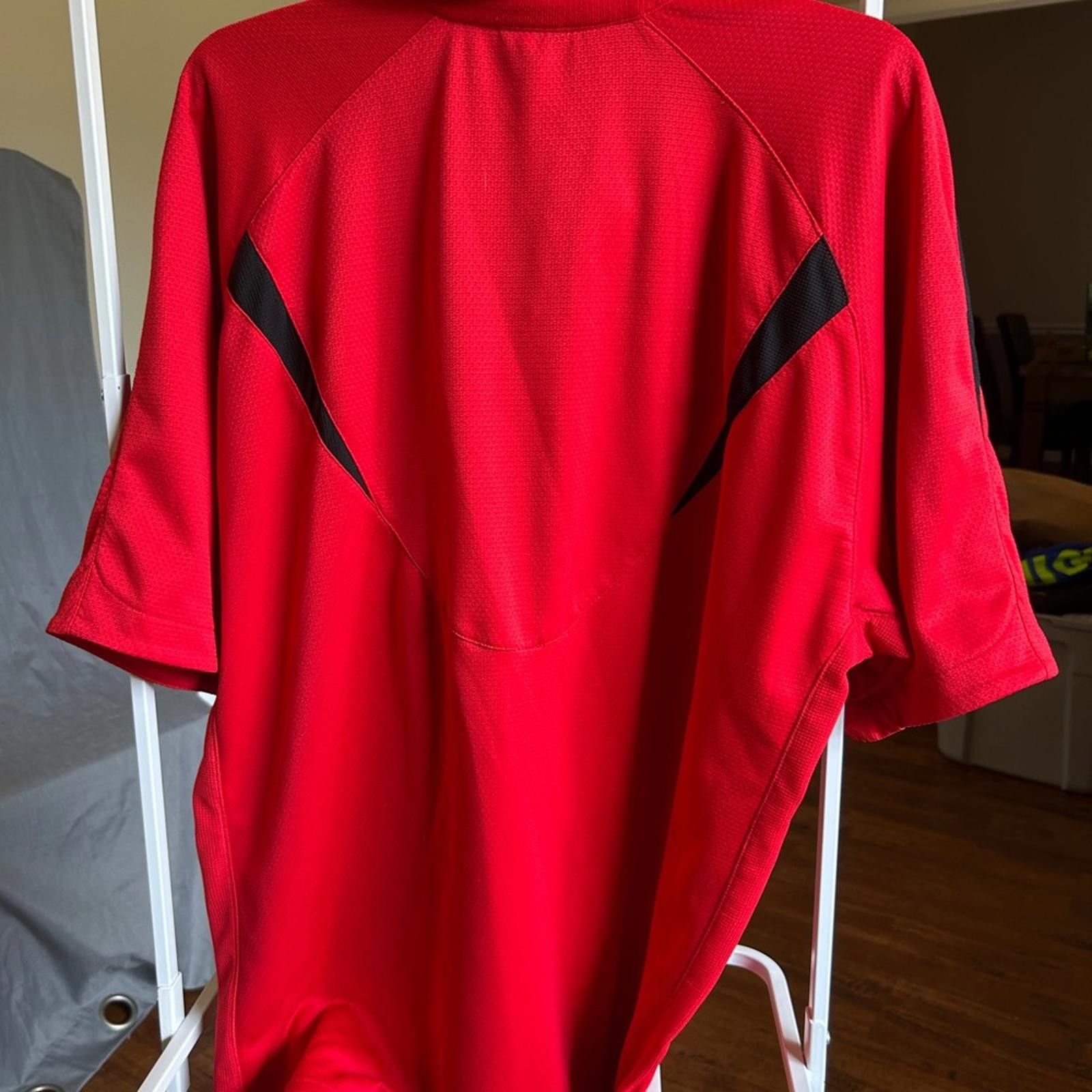 Nike Nike Men's Red Polo with Embroidered Team Patch Size US M / EU 48-50 / 2 - 6 Thumbnail