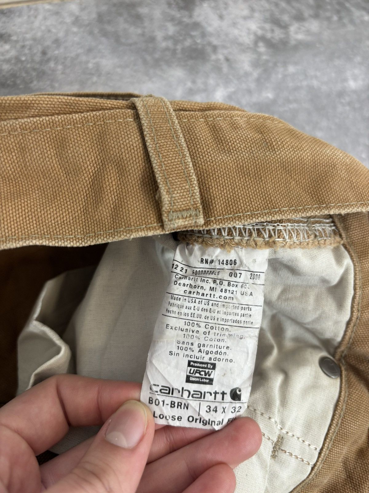Carhartt Vintage Carhartt Double Knee Pants Jeans Loose Fit B01 BRN Size US 34 / EU 50 - 14 Thumbnail