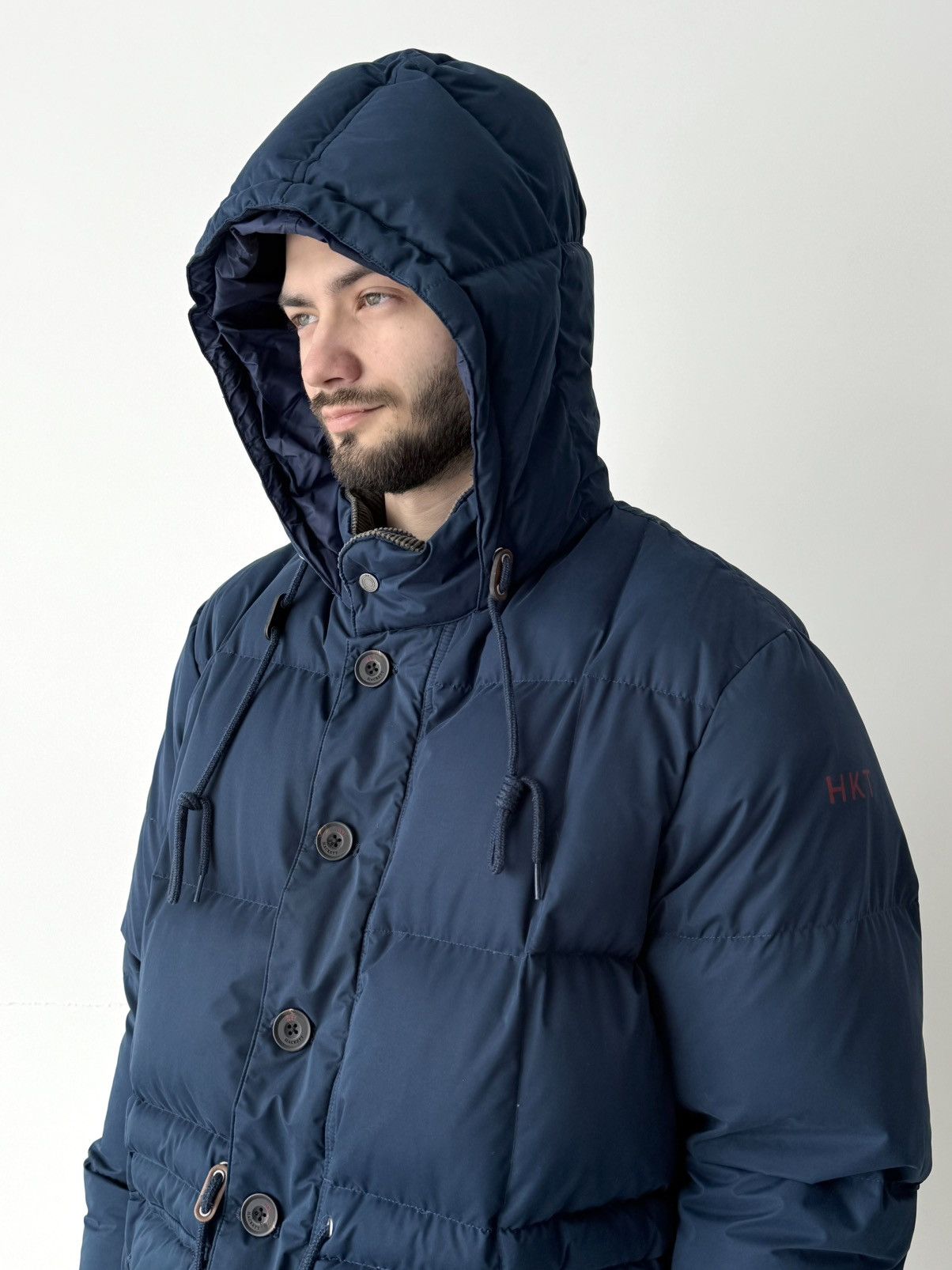 Hackett Hackett London Duck Down Puffer Jacket Size US L / EU 52-54 / 3 - 2 Thumbnail