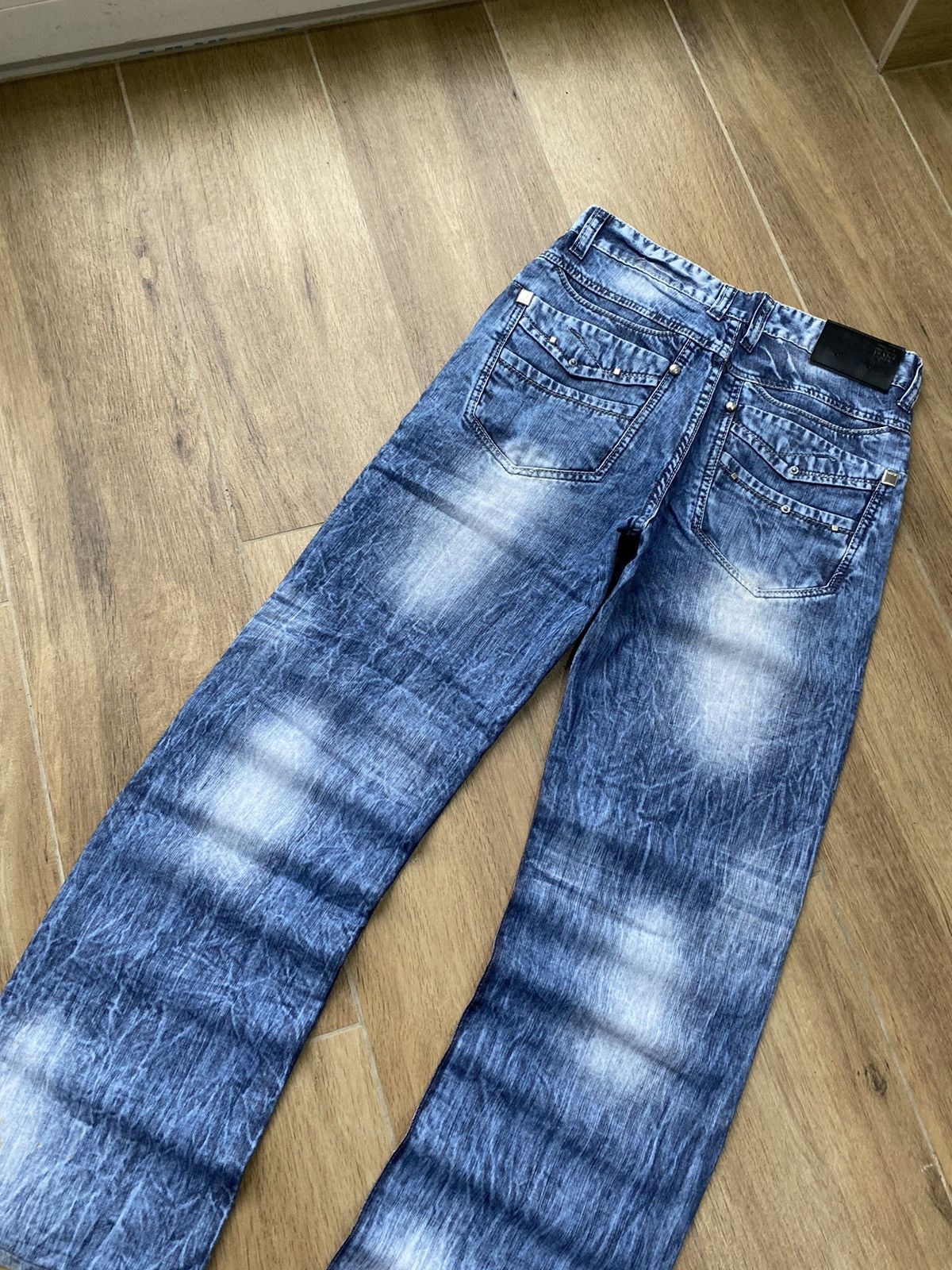 Vintage Vintage Avant Garde Jeans Washed Faded Jaoanese Y2K Wide Size US 30 / EU 46 - 3 Thumbnail