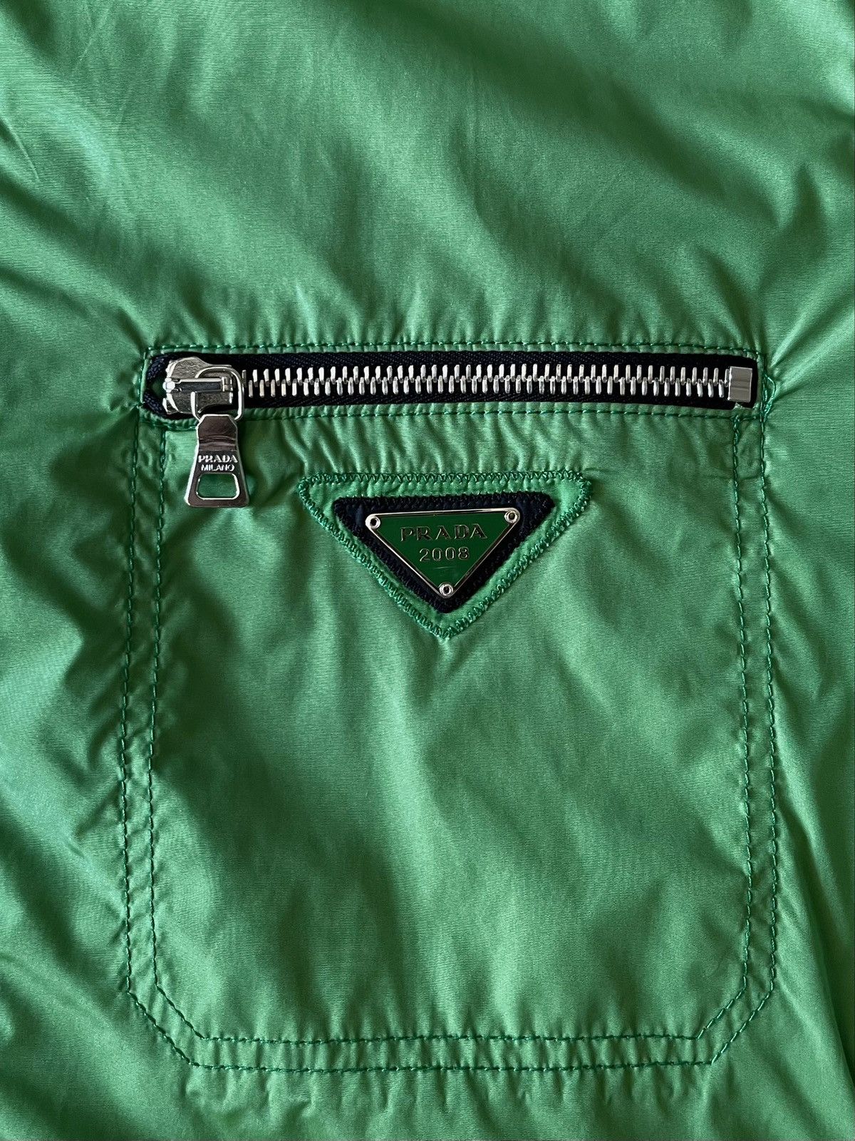 Prada Prada - AW2008 - Green Dopamine - Nylon Jacket Size US M / EU 48-50 / 2 - 7 Thumbnail