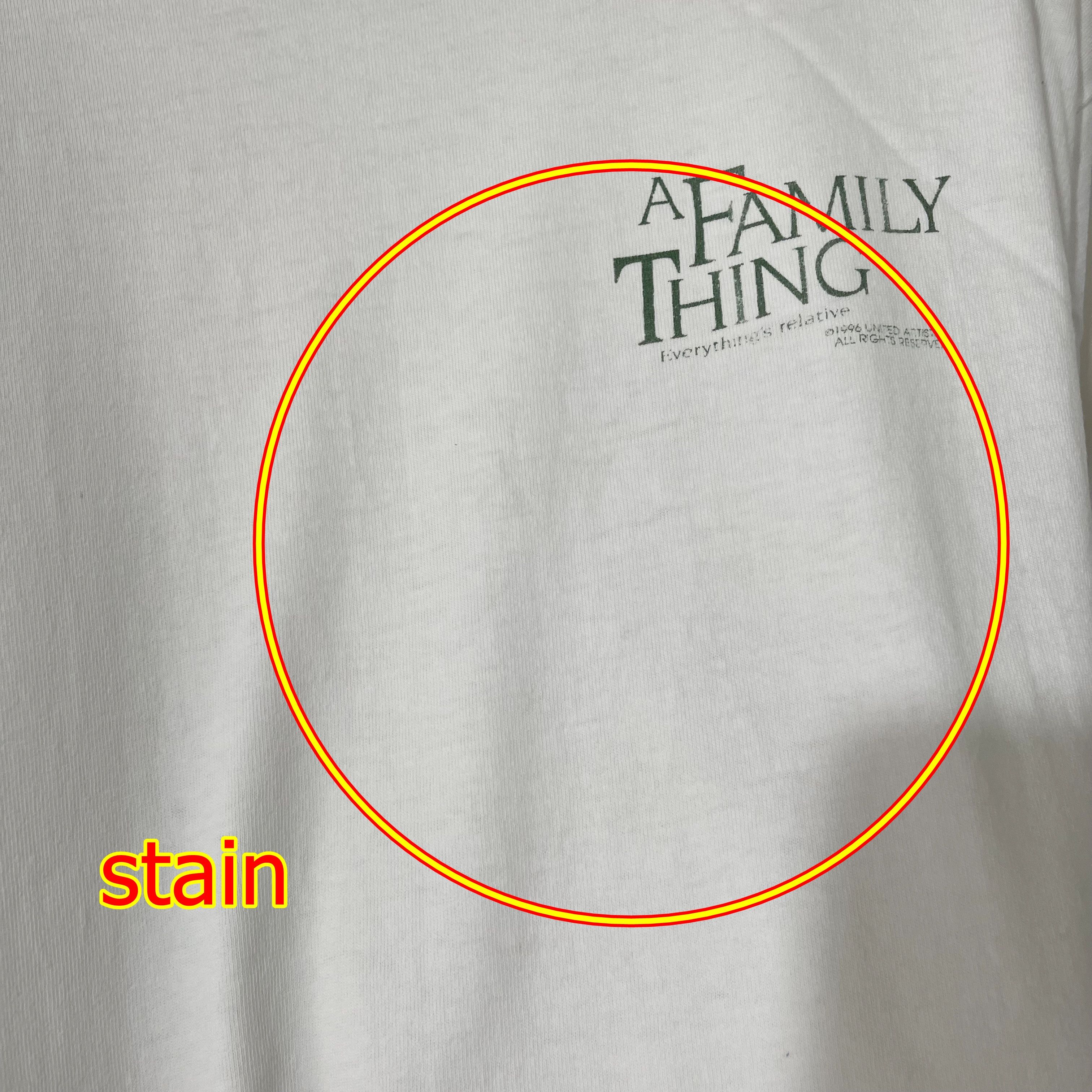 Vintage Vintage 1996 A Family Thing Movie Promo T-Shirt Size US XL / EU 56 / 4 - 10 Thumbnail