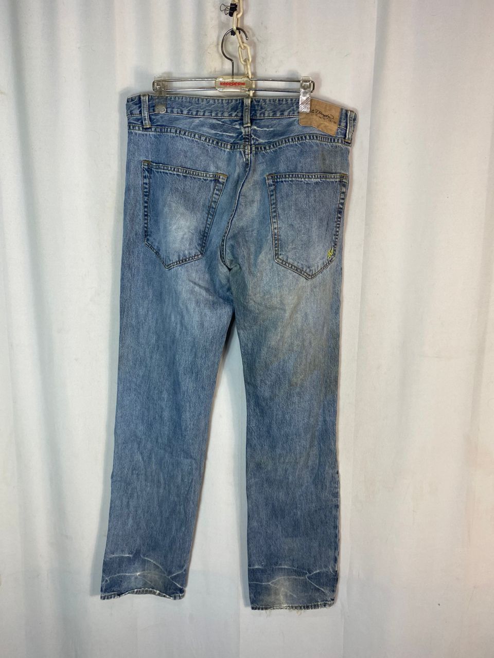 Christian Audigier × Ed Hardy Ed hardy distressed denim jeans pants size 34/35 Size US 35 - 18 Thumbnail