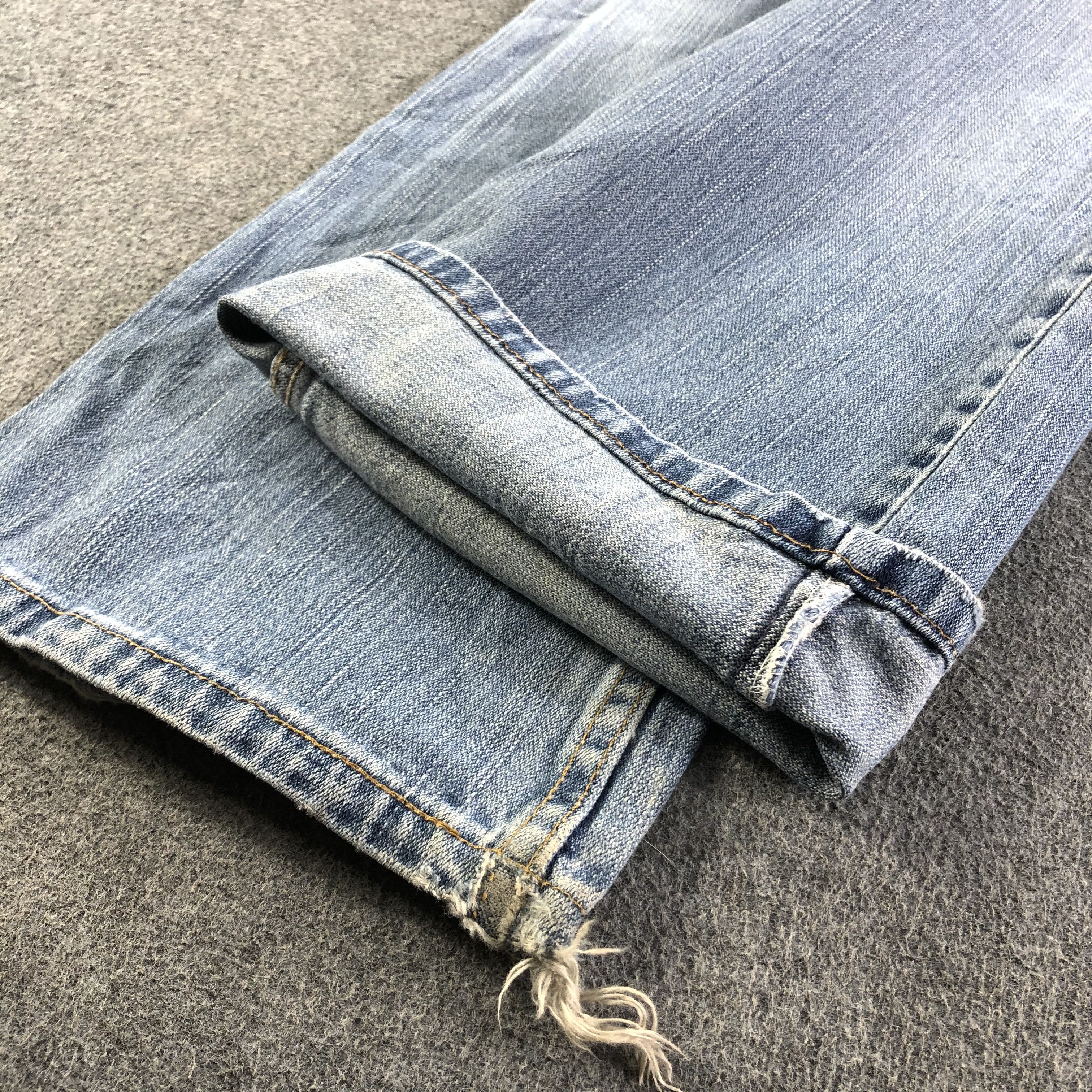 Levi's Vintage Blue Wash Levis 518 Jeans-J3465 Size 35" - 7 Thumbnail