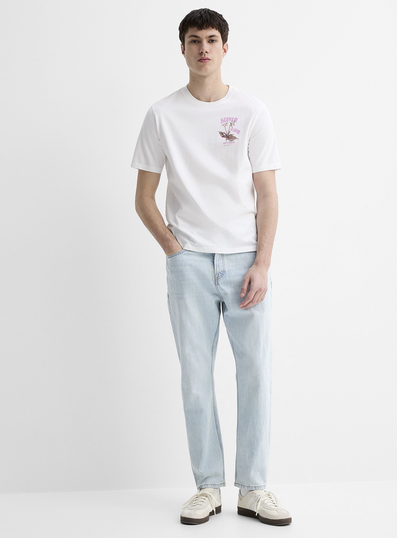 Scotch & Soda BNWT SS25 SCOTCH & SODA DEAN BLEACHED DENIM JEANS 36 Size US 36 / EU 52 - 13 Thumbnail