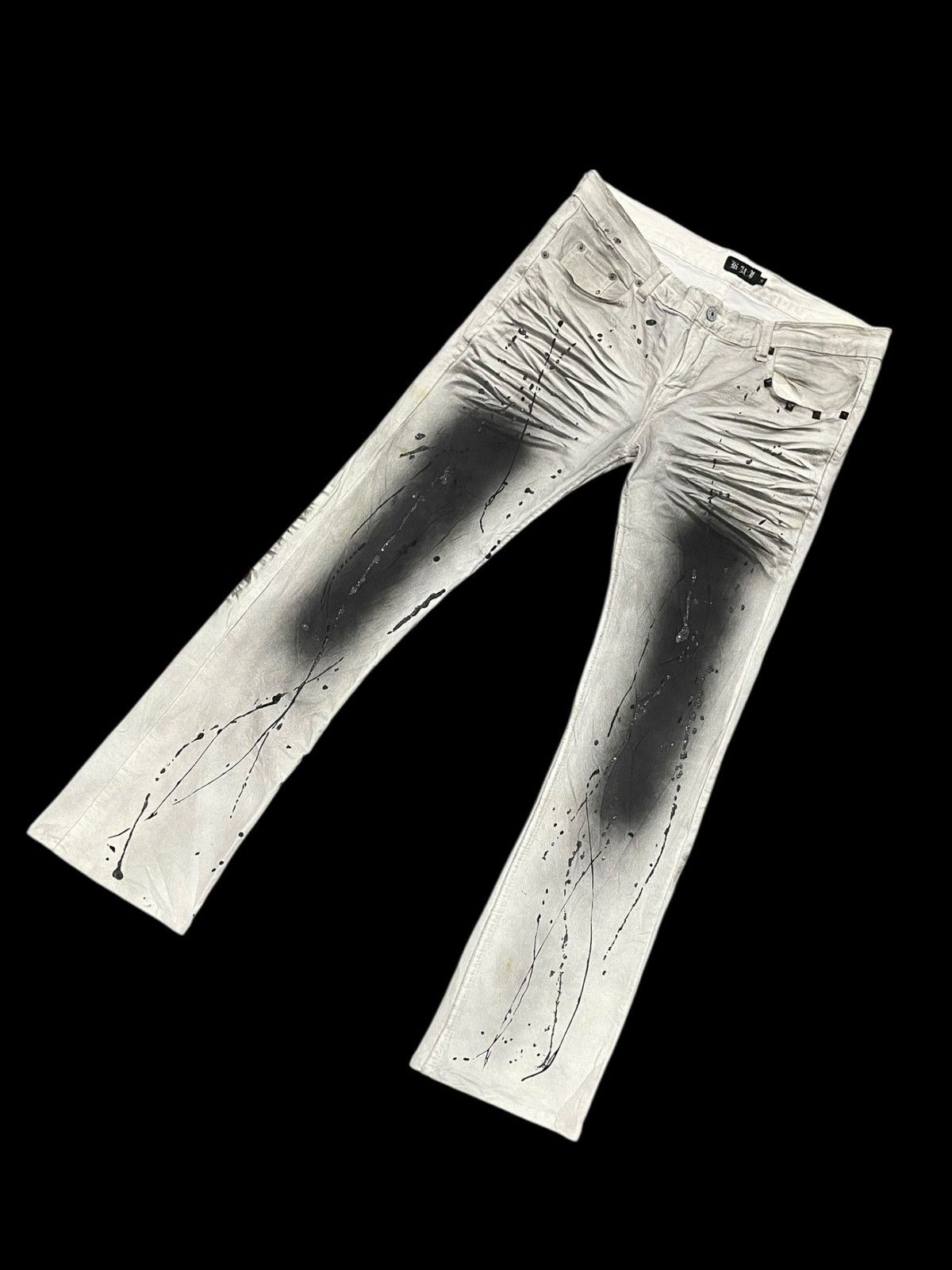 If Six Was Nine Flare K.U.I Punk Gothic Jeans Size US 34 / EU 50 - 5 Thumbnail